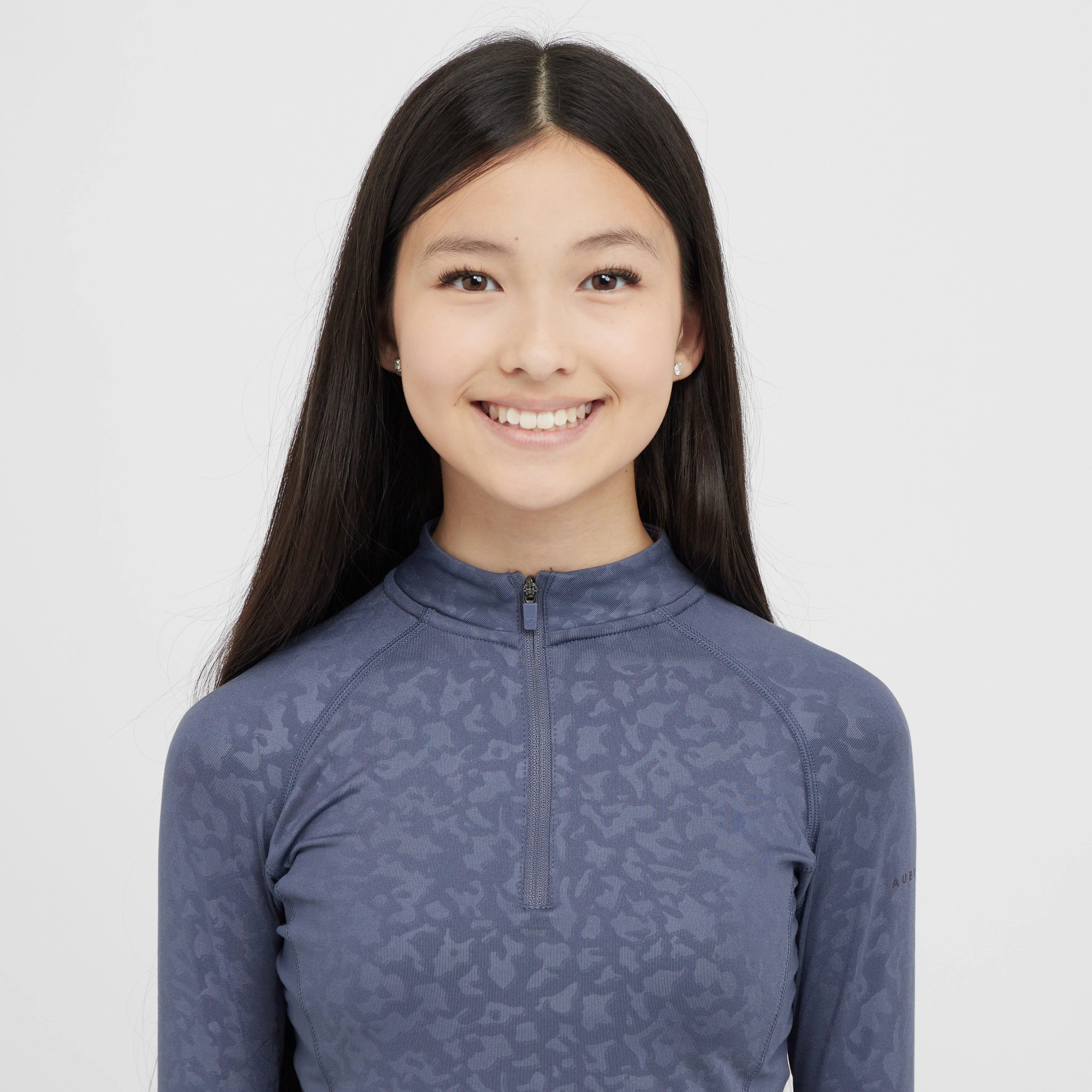Young Rider Revive Winter Base Layer Blue - Image 4