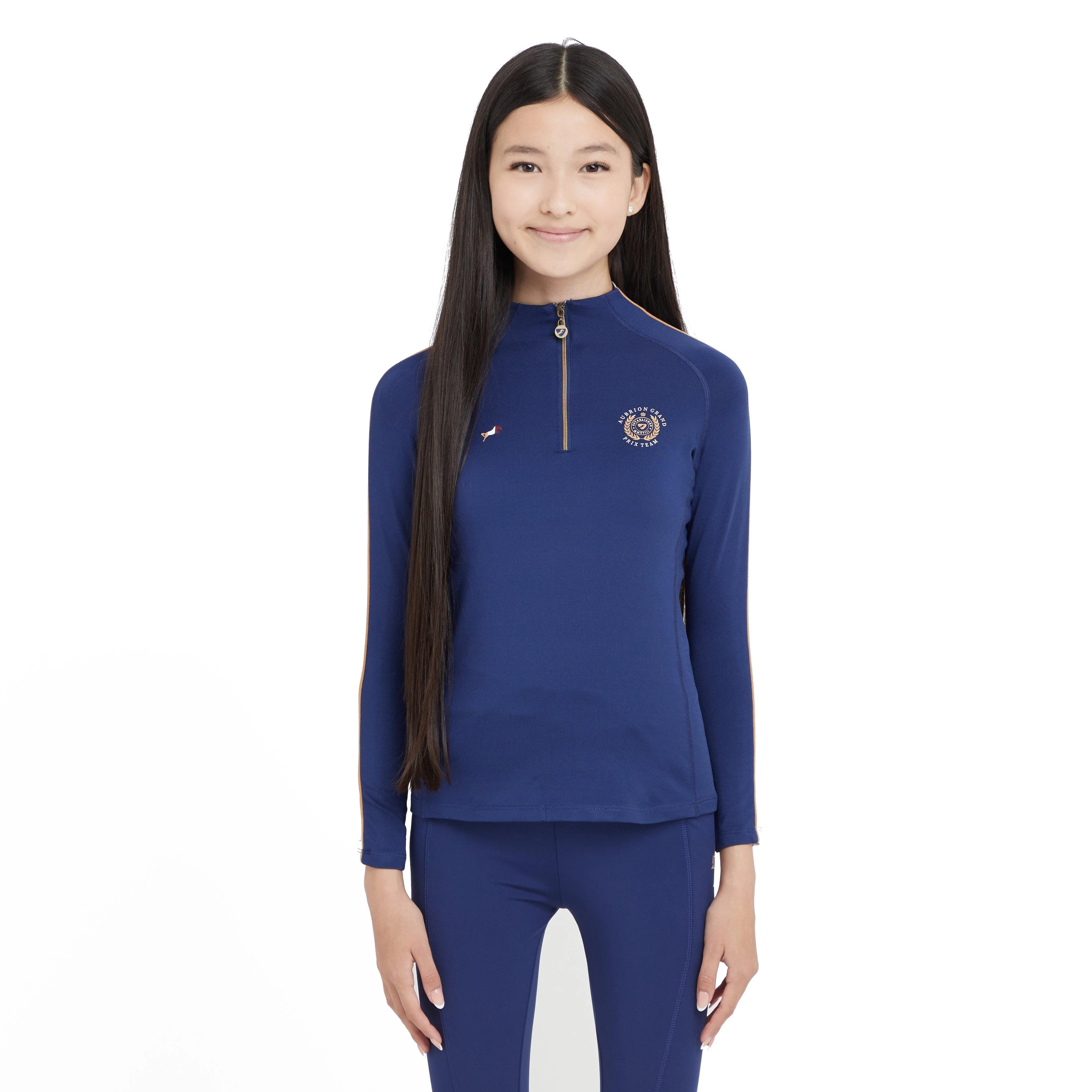 Young Rider Team Winter Base Layer Navy. - Image 8
