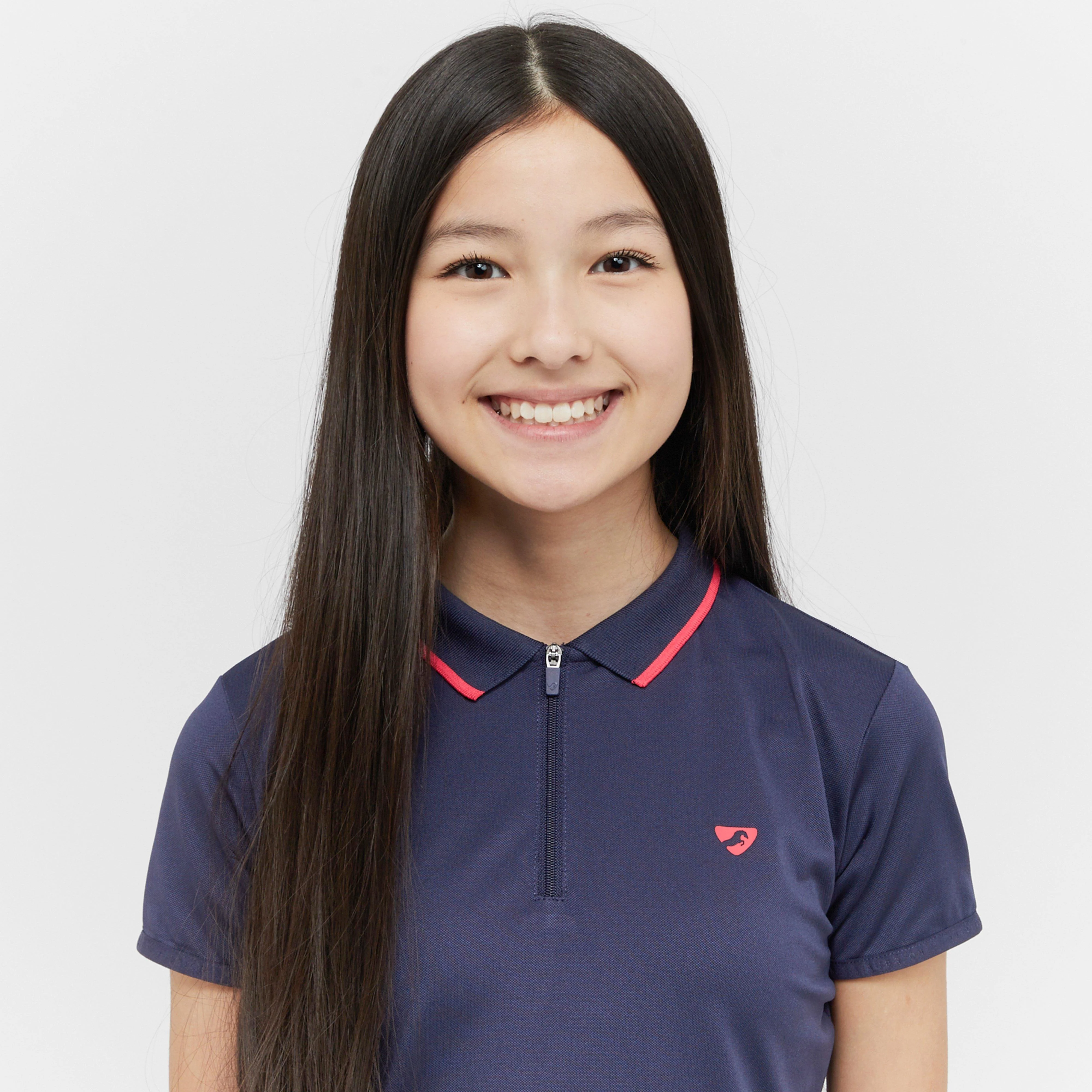 Young Rider Tech Polo Navy - Image 4