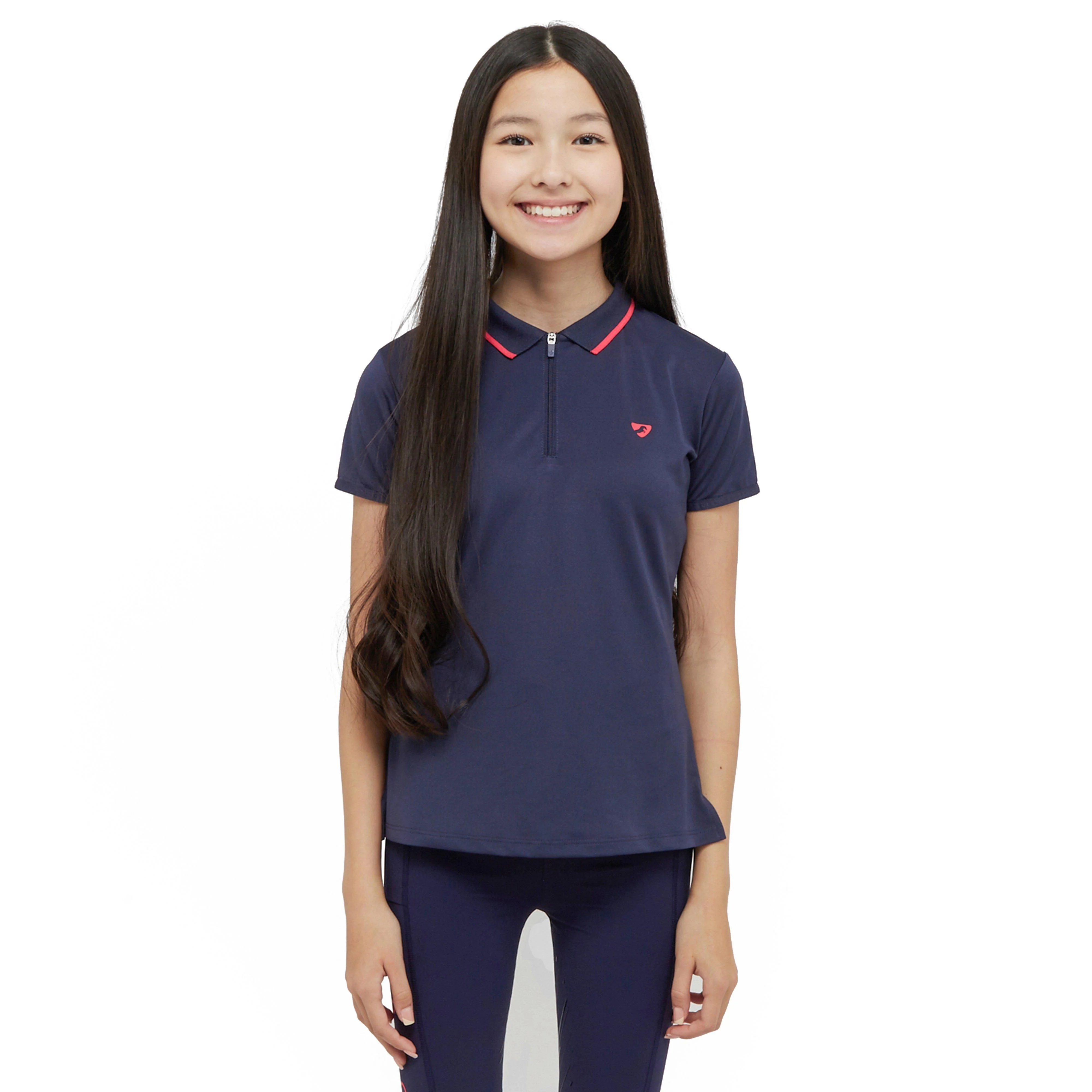 Young Rider Tech Polo Navy - Image 7