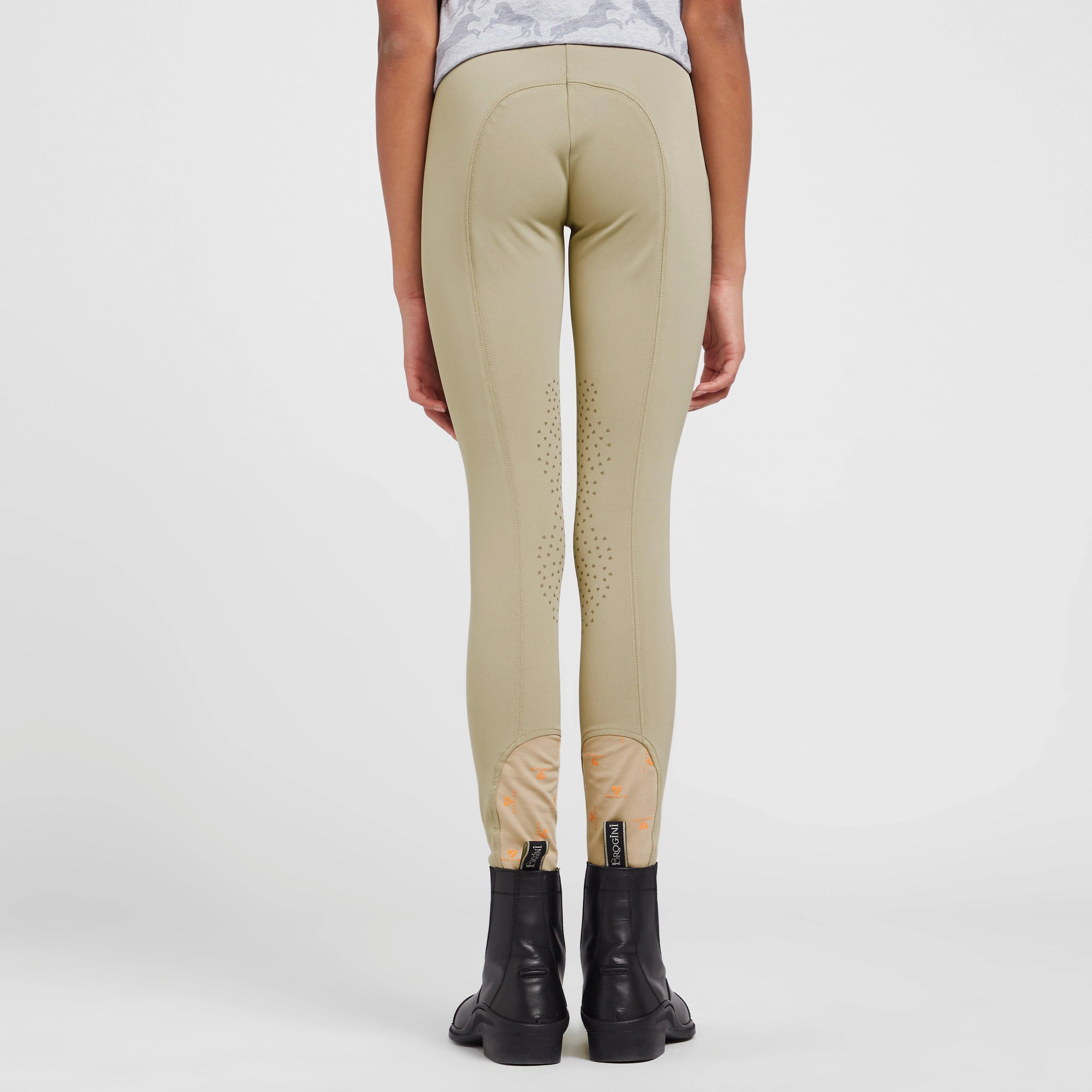 Young Rider Thompson Knee Patch Breeches Beige - Image 2