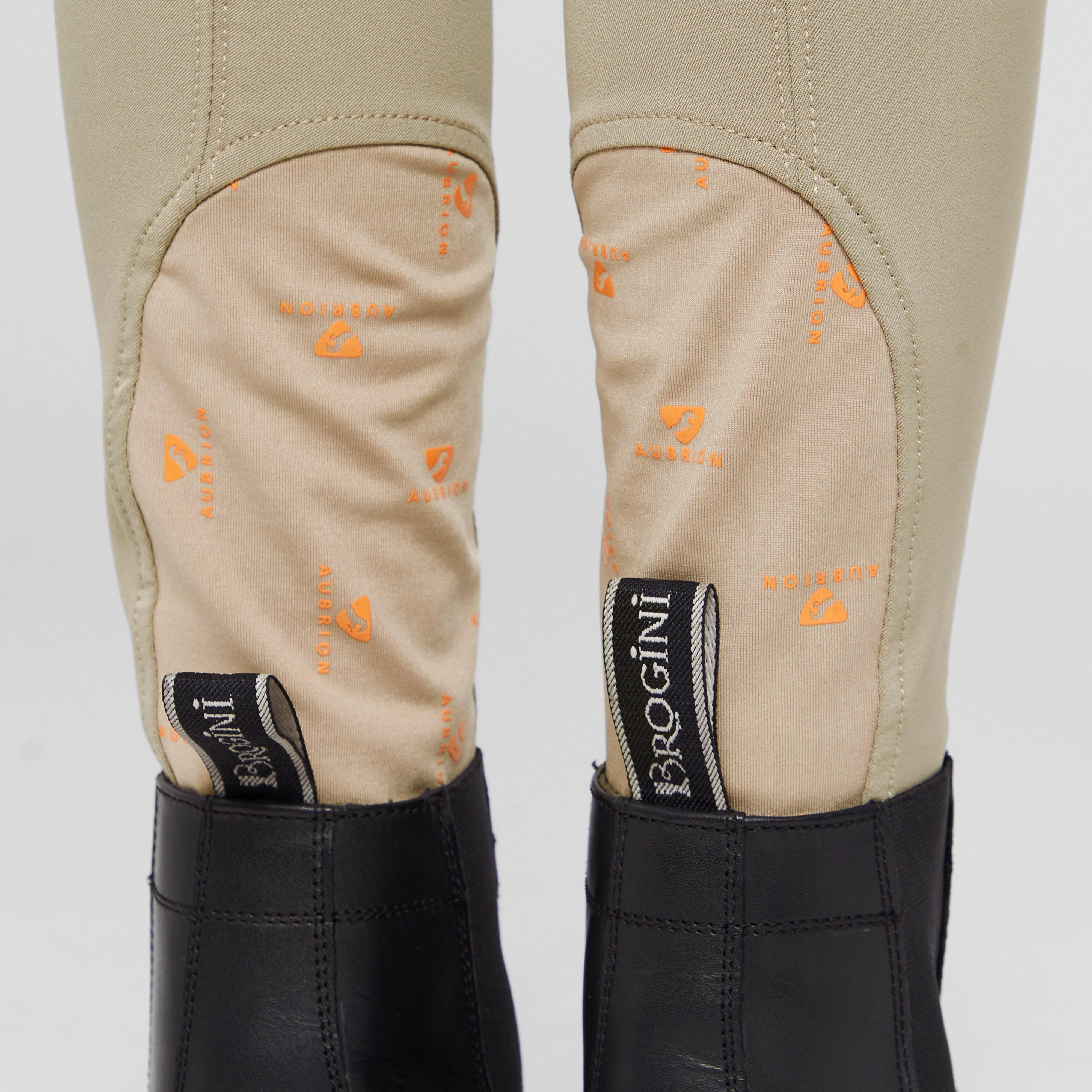 Young Rider Thompson Knee Patch Breeches Beige - Image 6