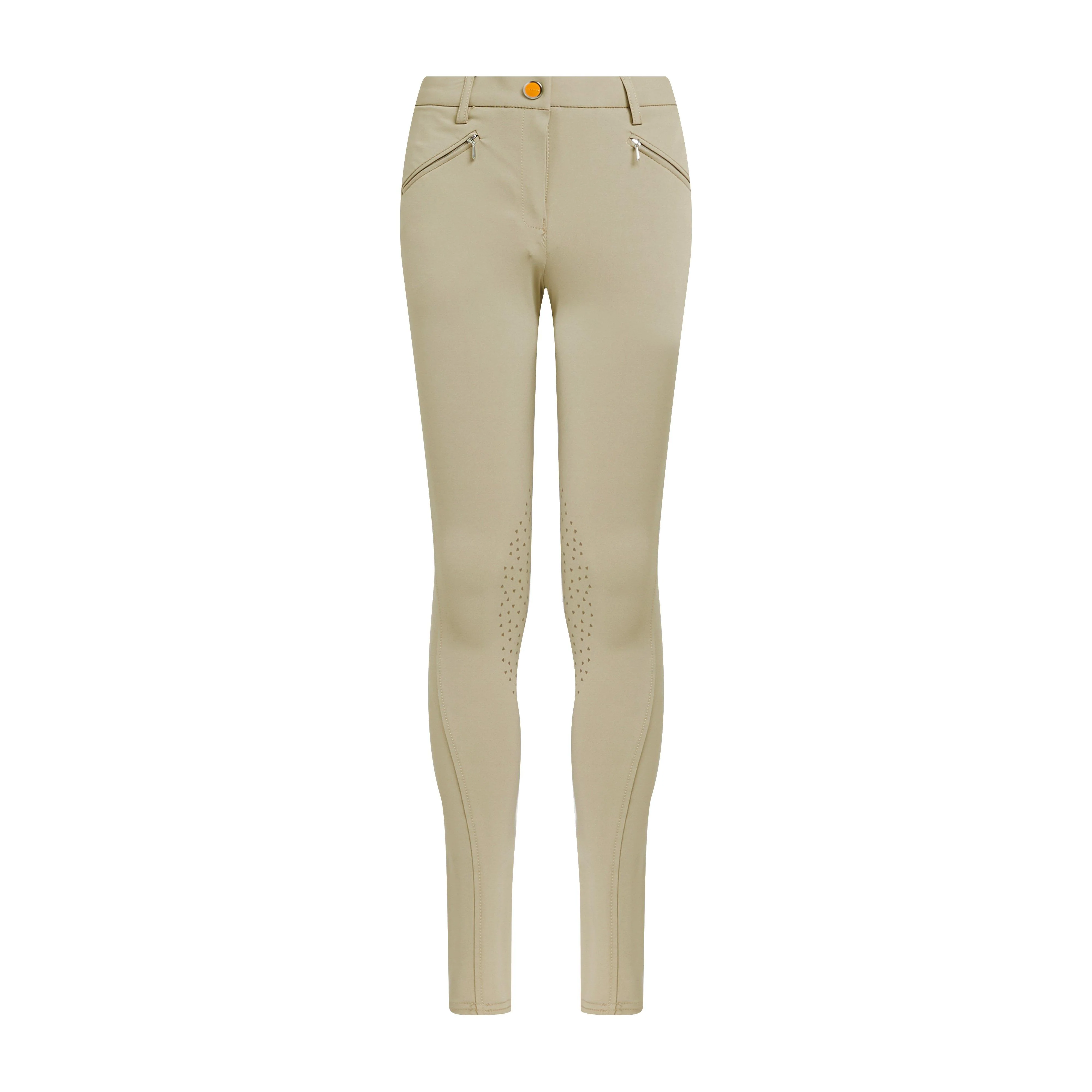 Young Rider Thompson Knee Patch Breeches Beige - Image 7