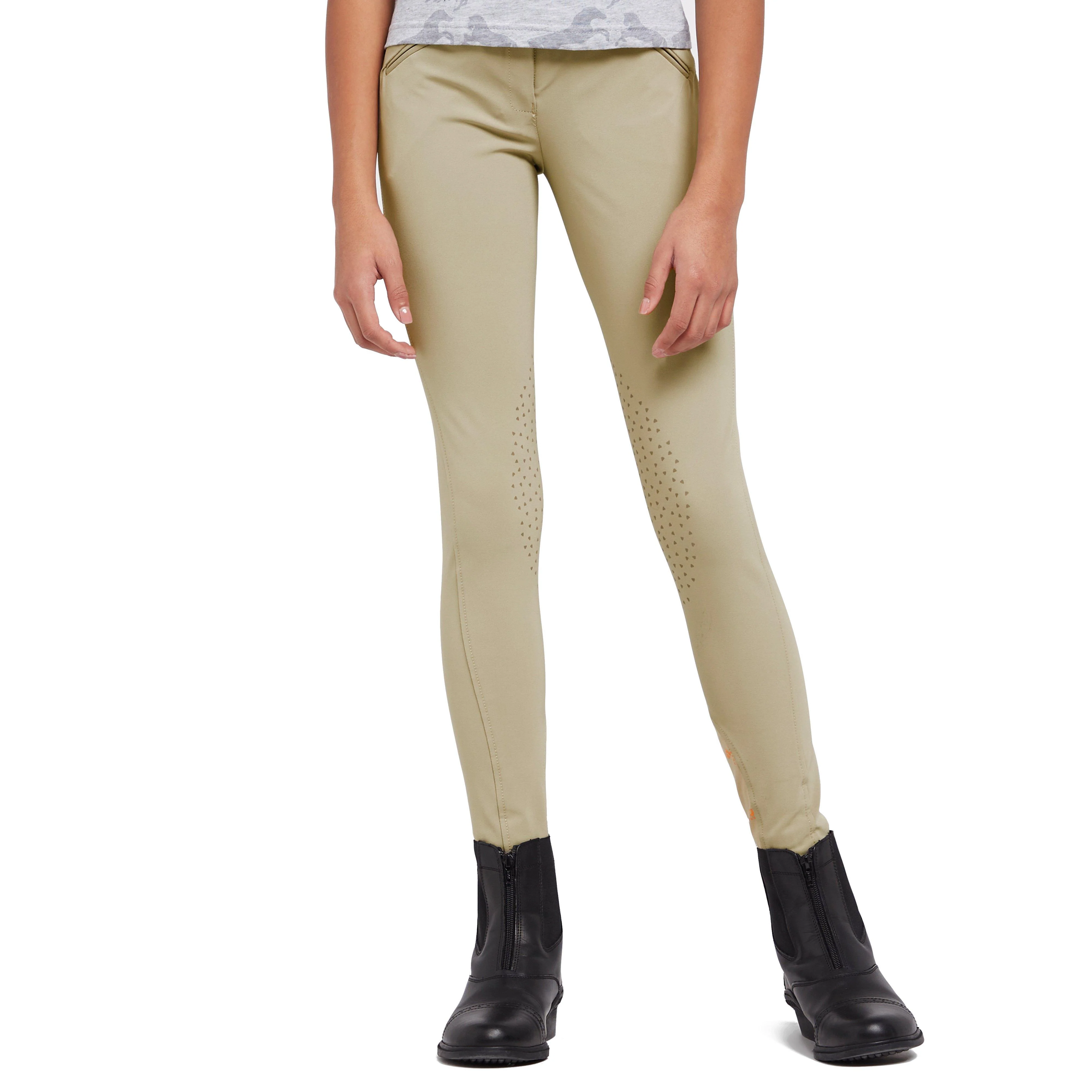 Young Rider Thompson Knee Patch Breeches Beige - Image 8