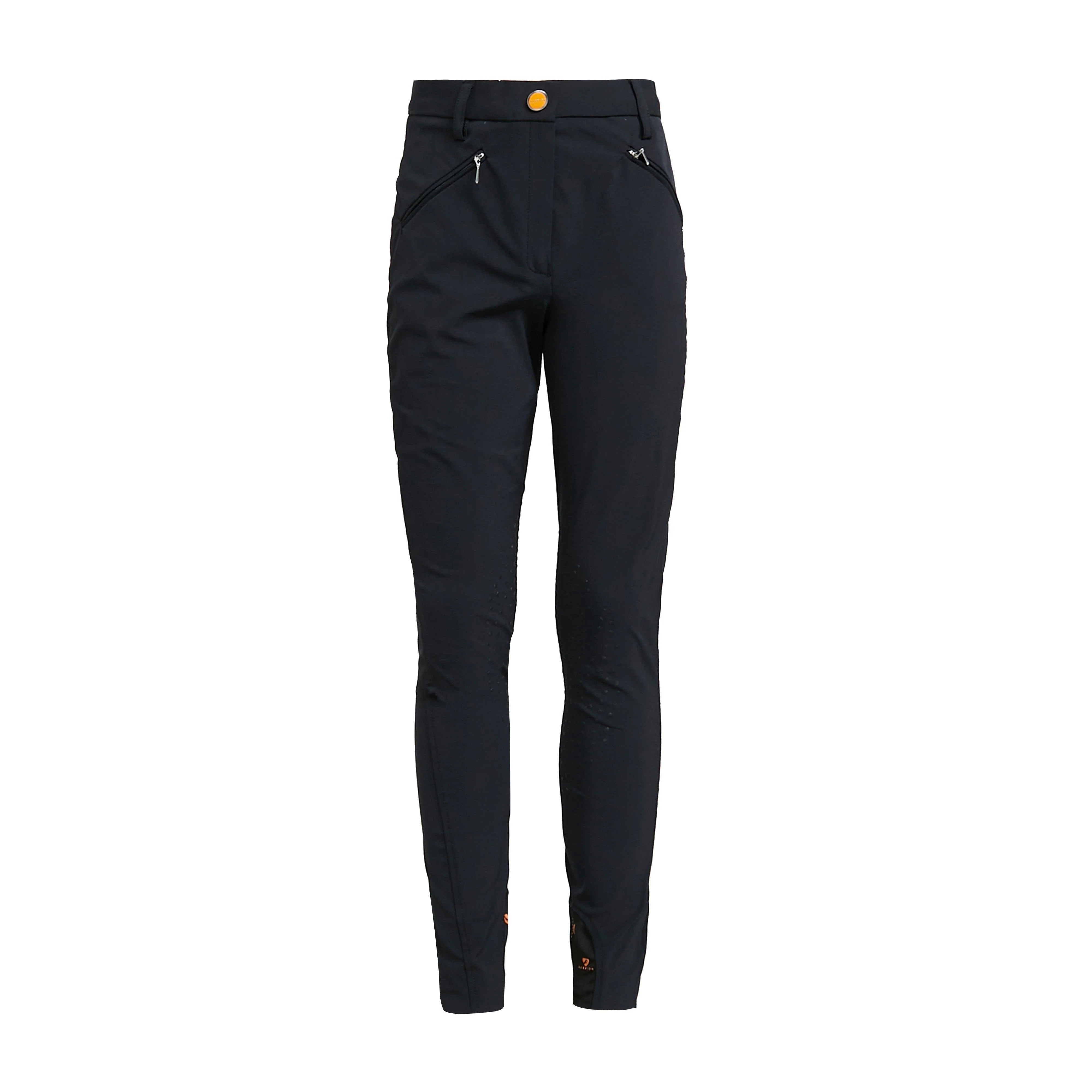 Young Rider Thompson Knee Patch Breeches Black - Image 7
