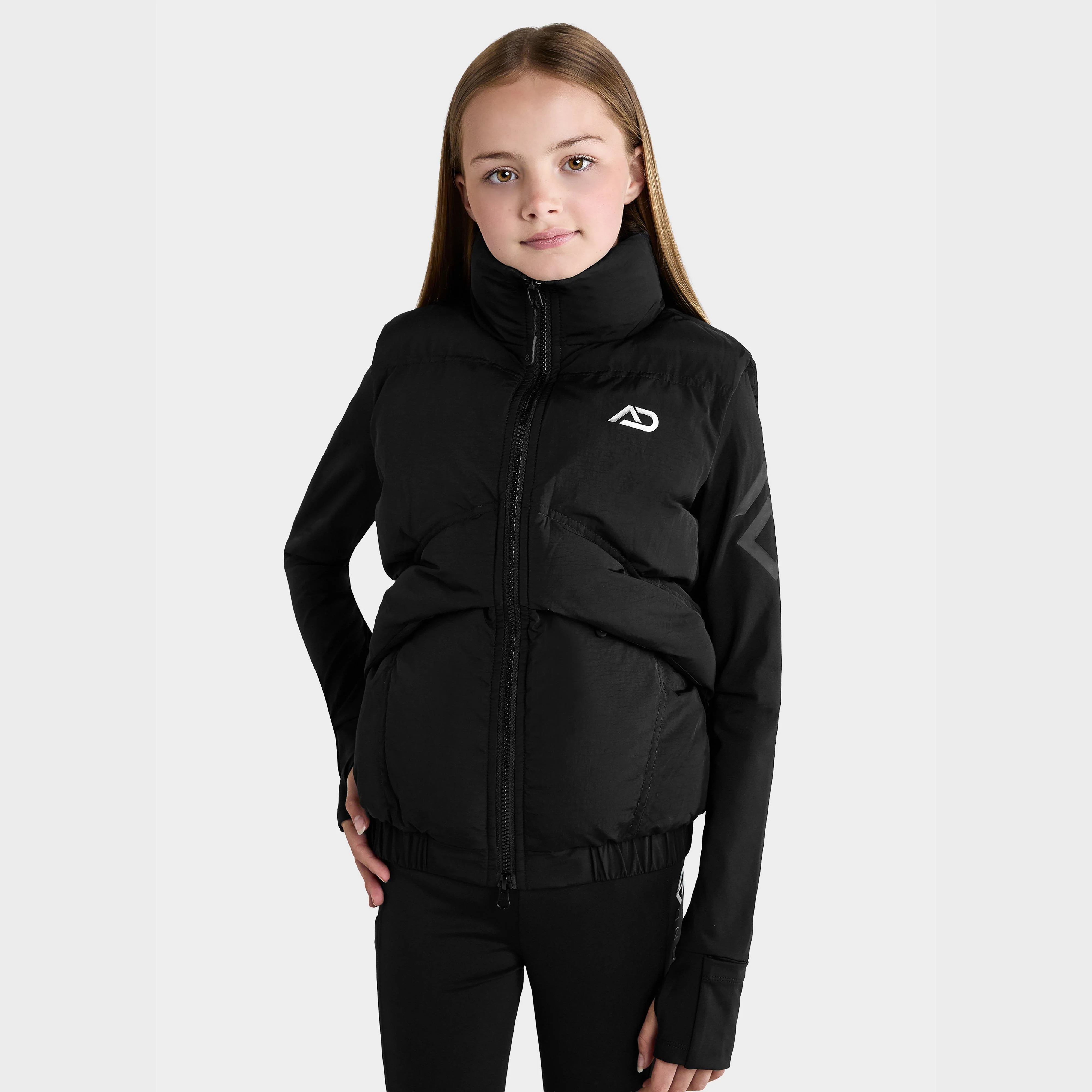 Kids’ Core Midlayer Gilet Black - Image 2