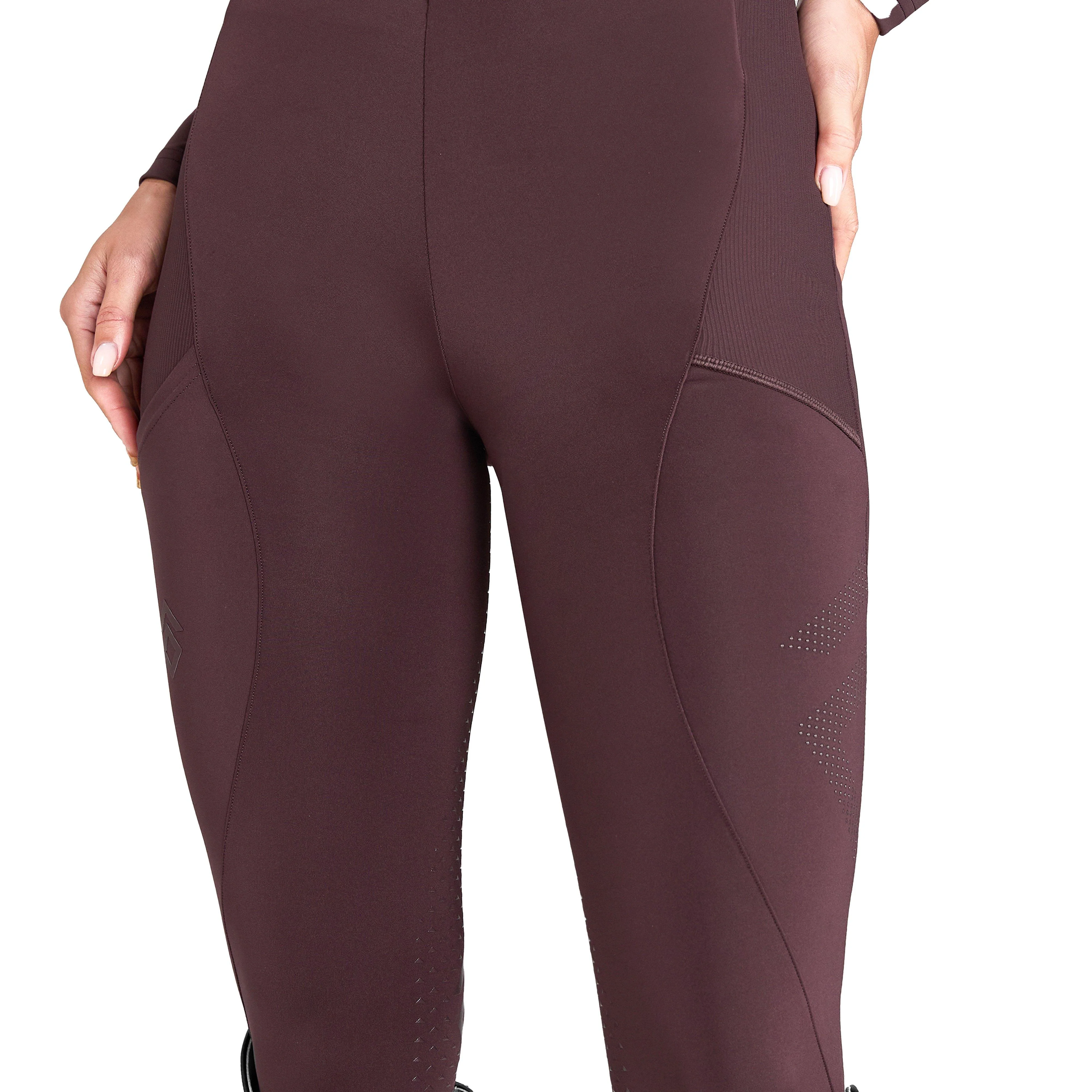 Womens Core Full Seat Leggings Mauve - Image 6