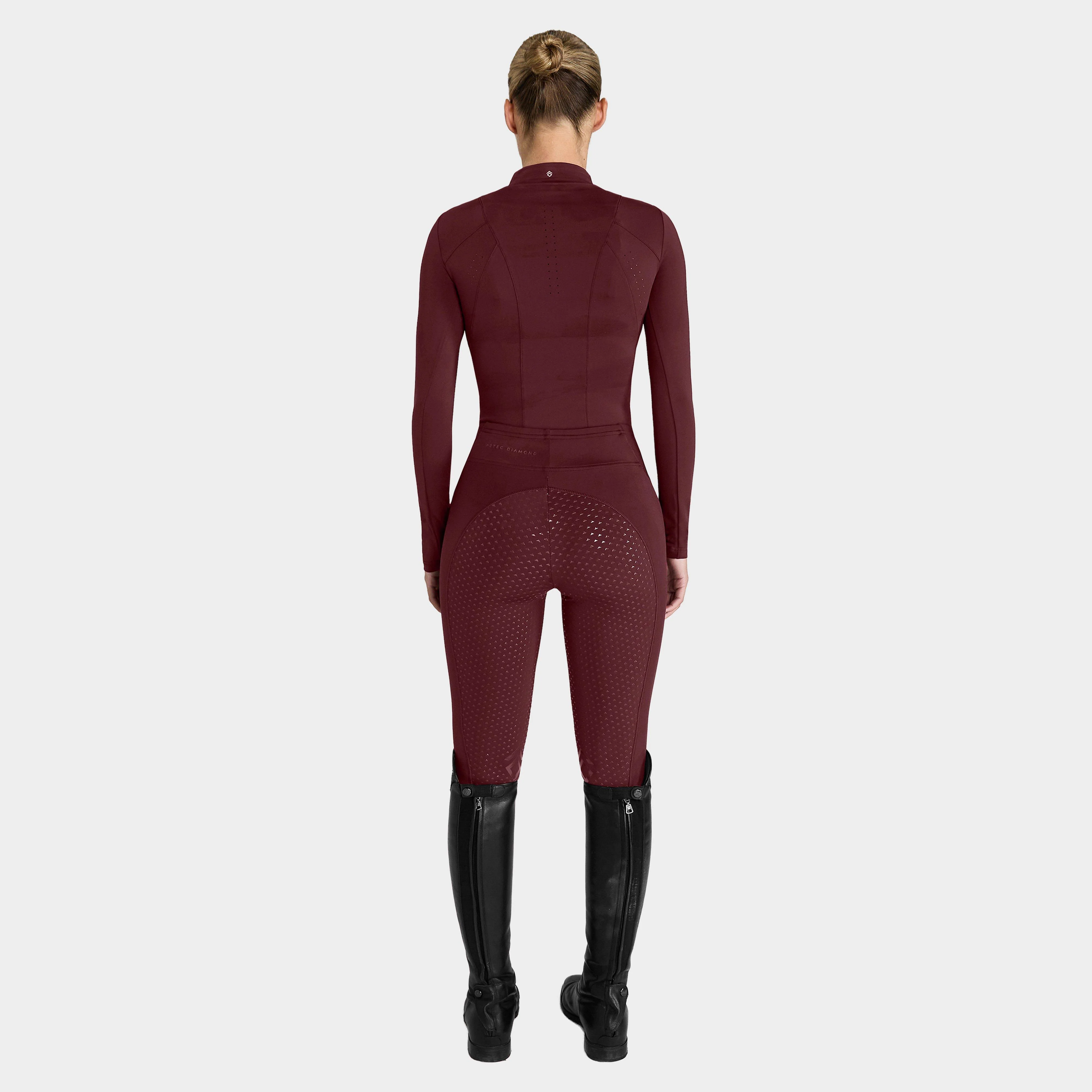 Women’s Core Long Sleeve Baselayer Cherry - Image 5