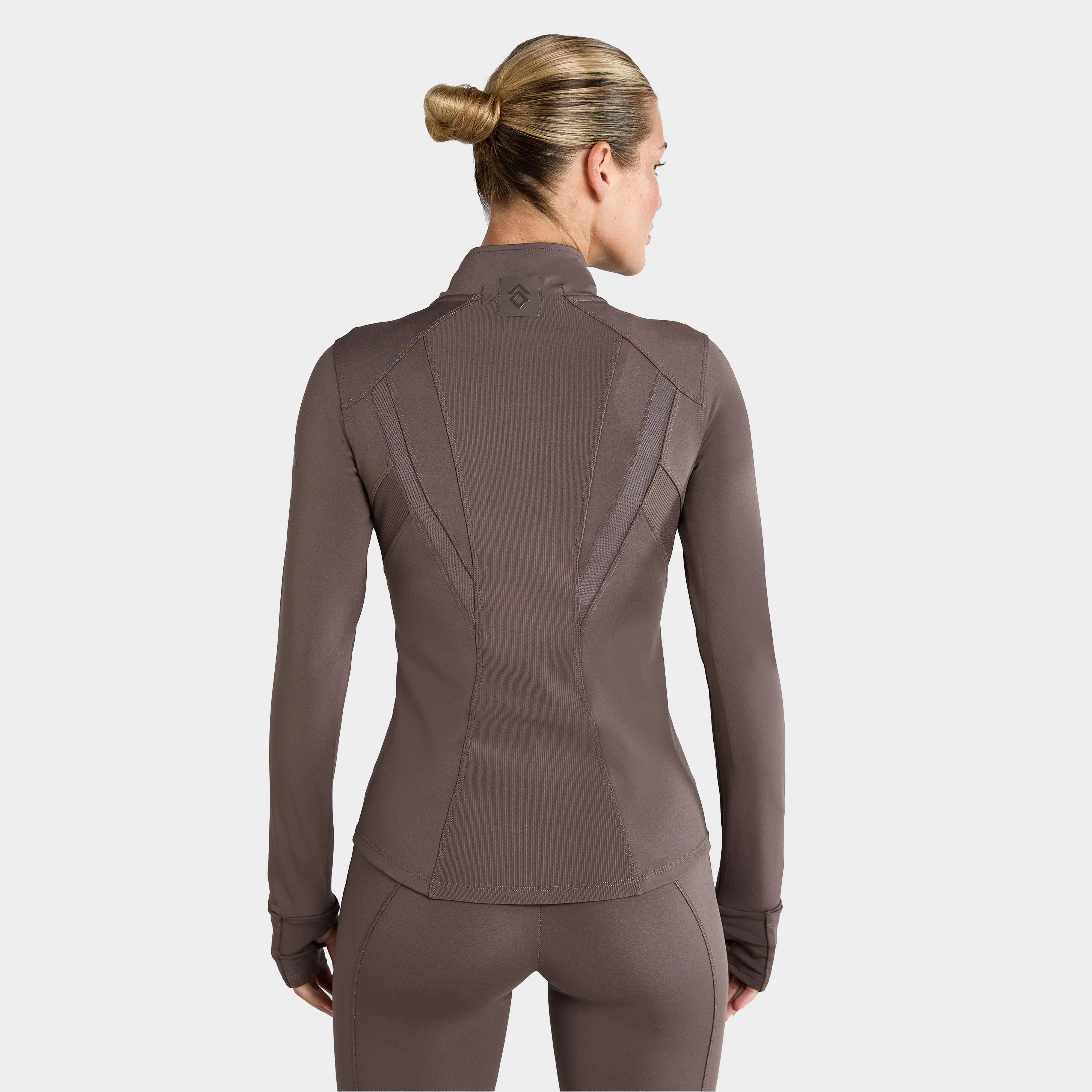 Womens Fitted Jacket Fawn - Image 2