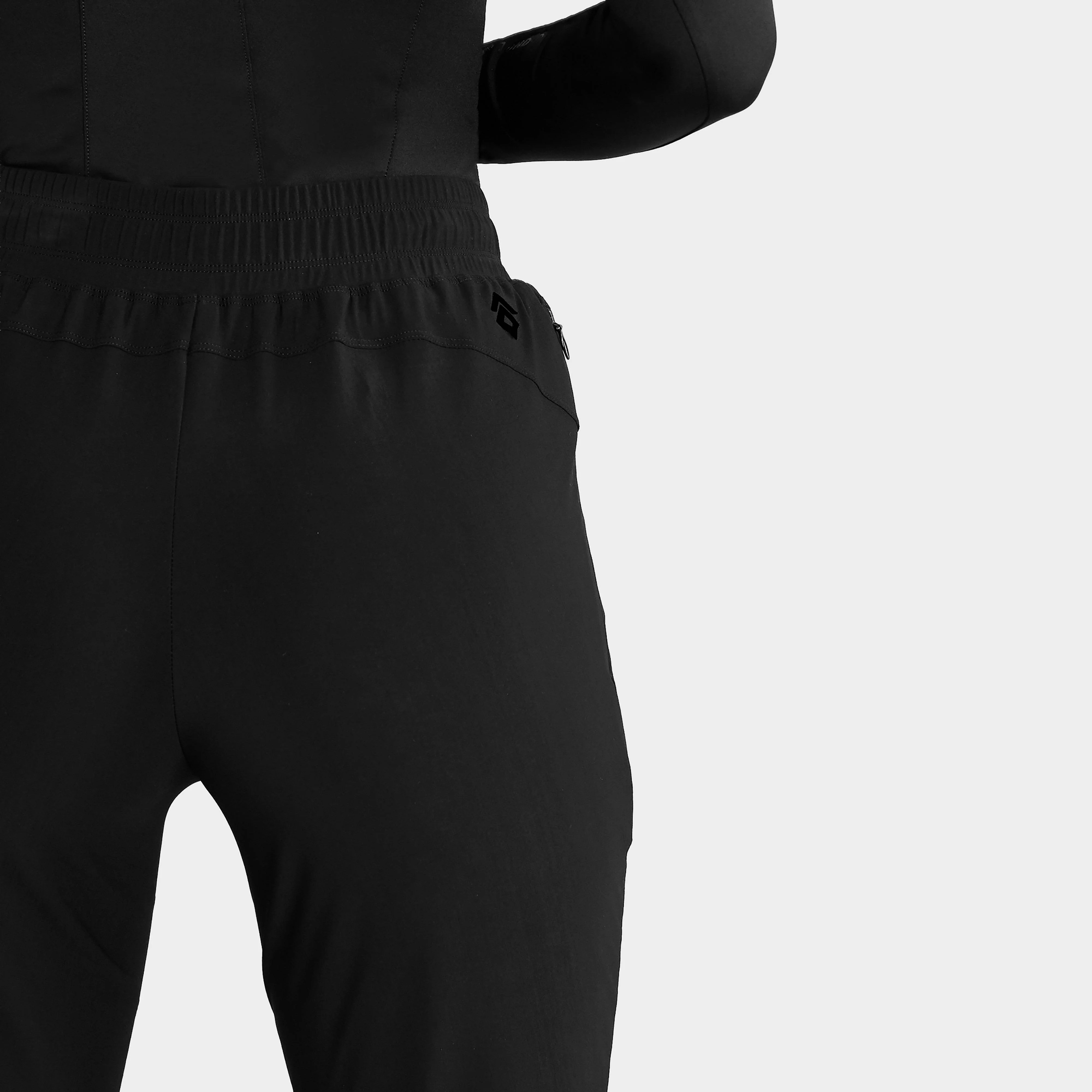 Women’s Knee Grip Training Pants Black - Image 4
