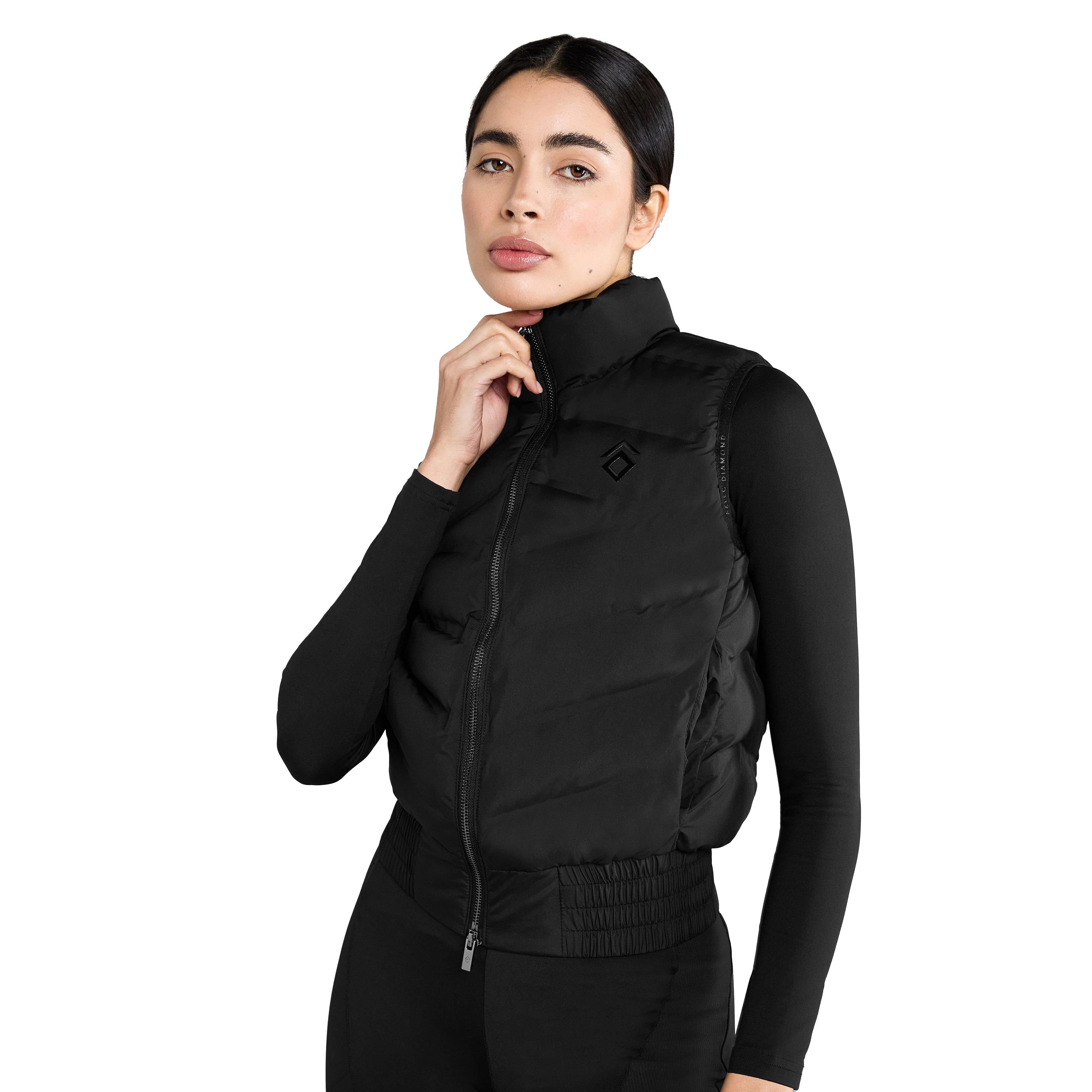 Womens Lightweight Gilet Black - Image 5