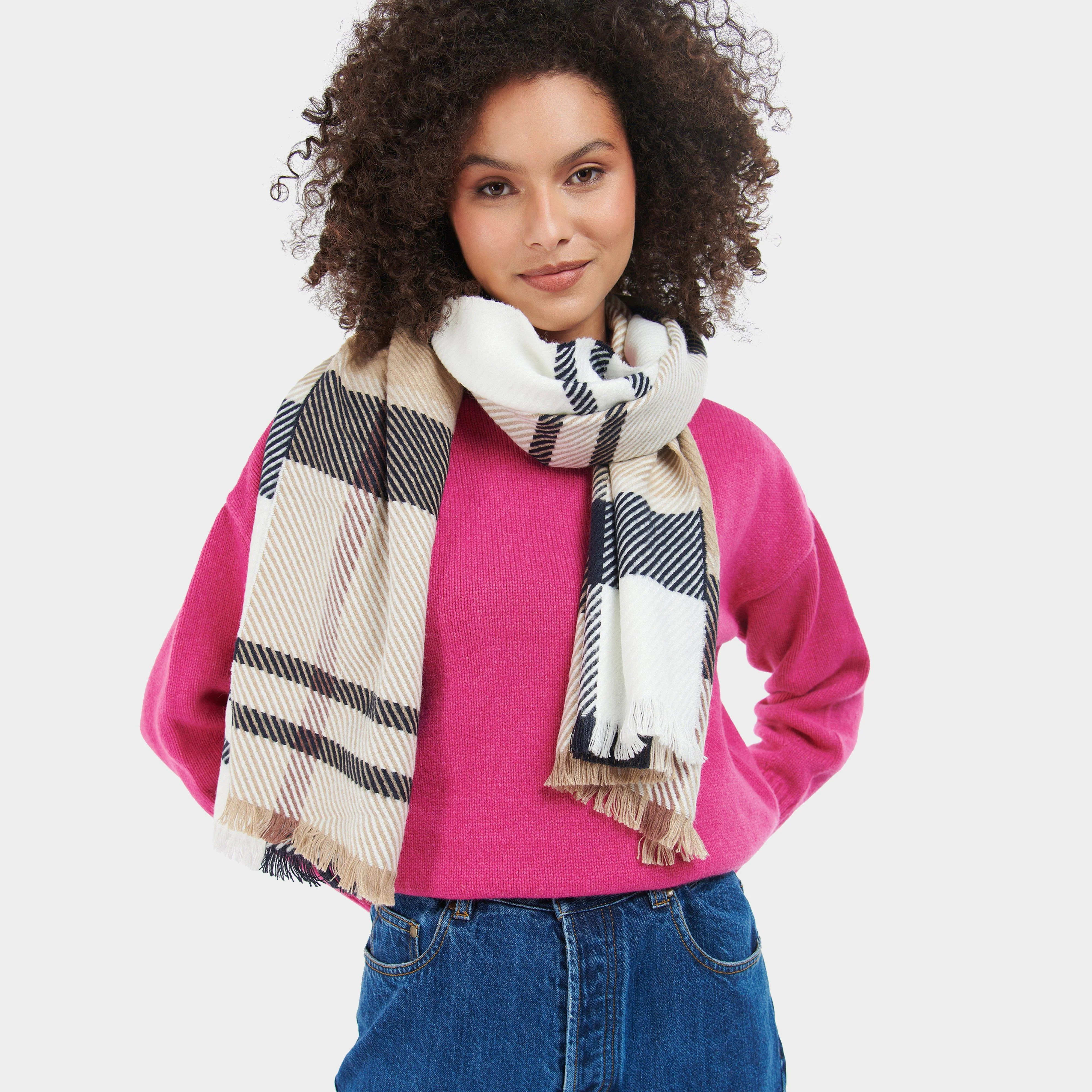 Adults Blair Tartan Scarf Rosewood - Image 5