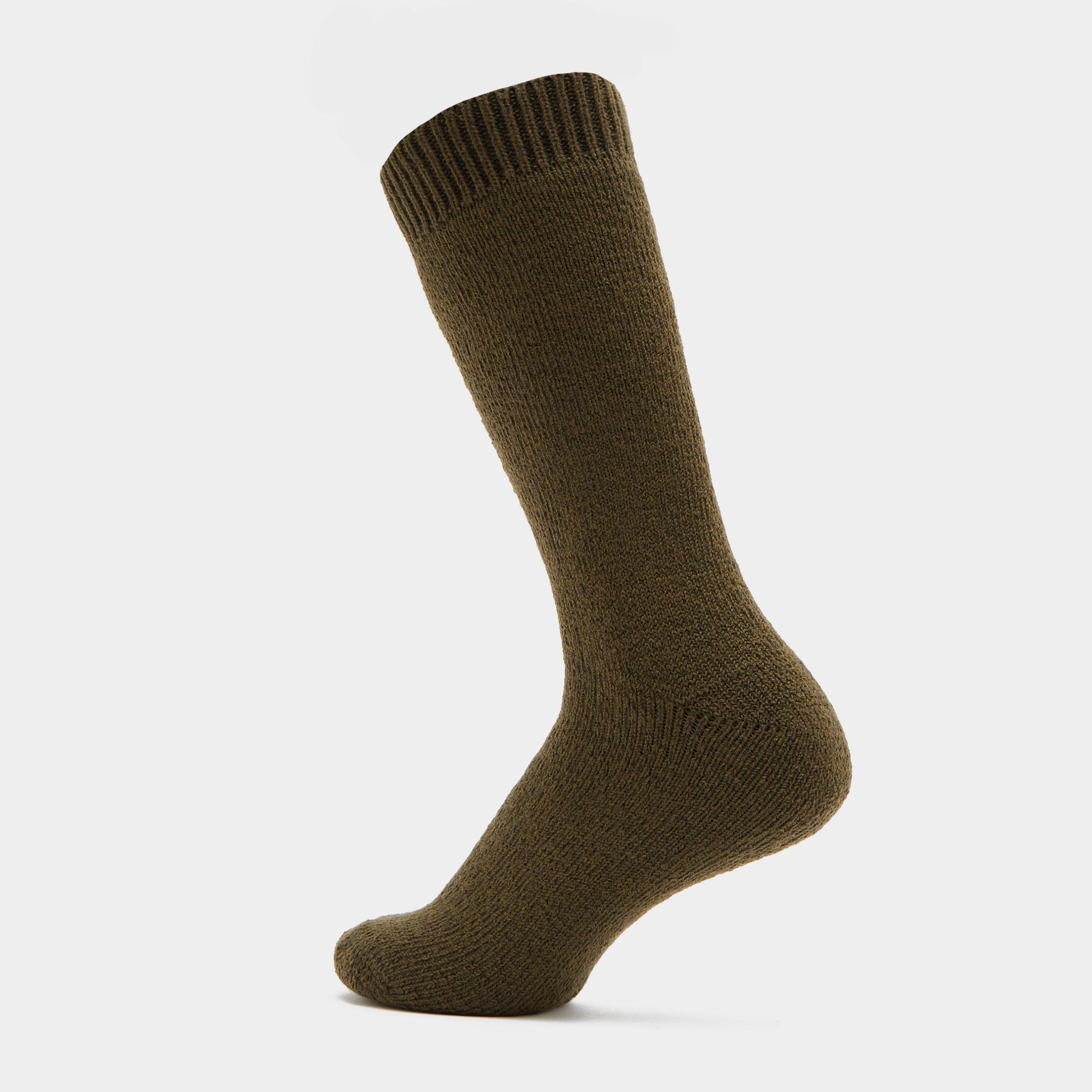 Adults Wellington Calf Socks Olive Green - Image 2