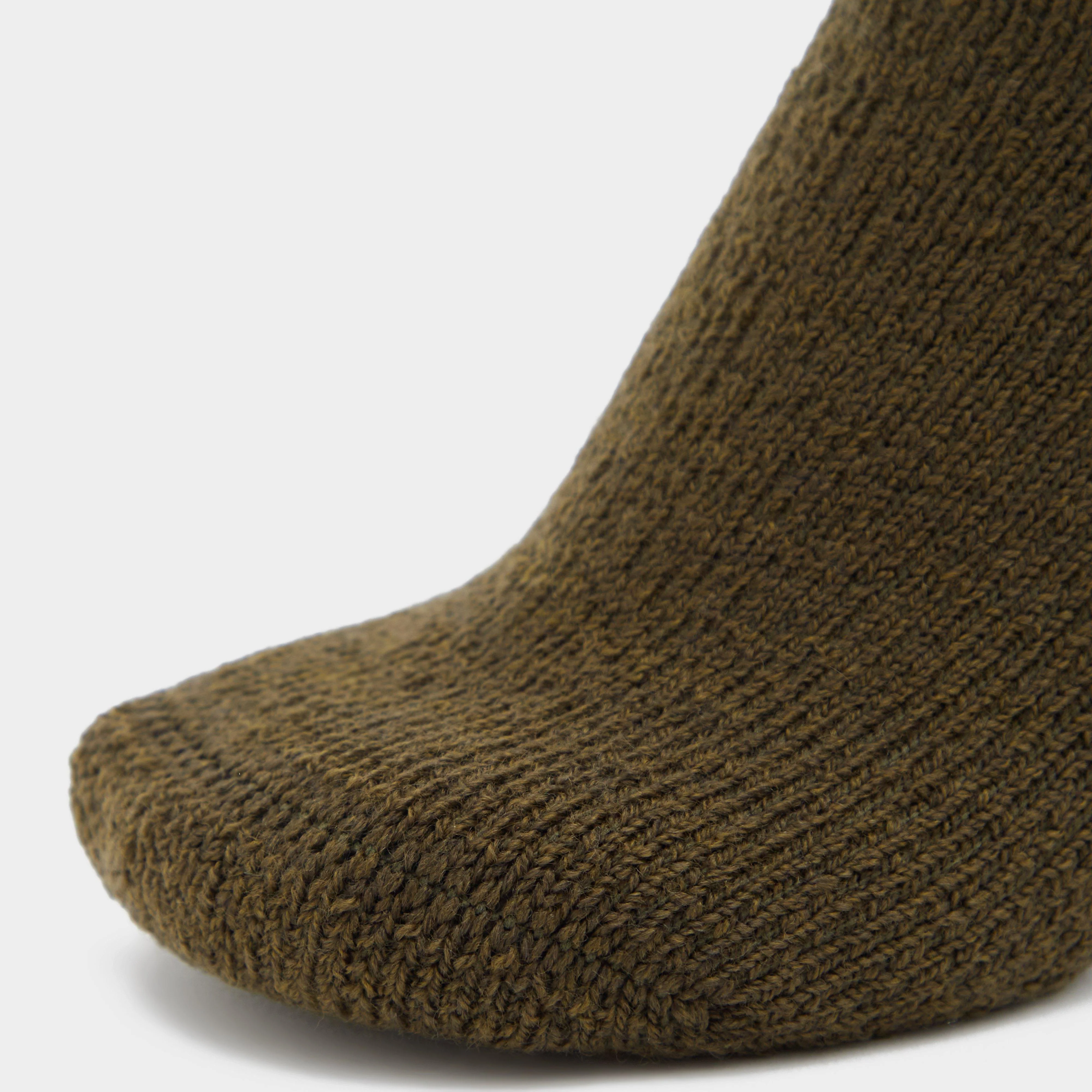 Adults Wellington Calf Socks Olive Green - Image 4