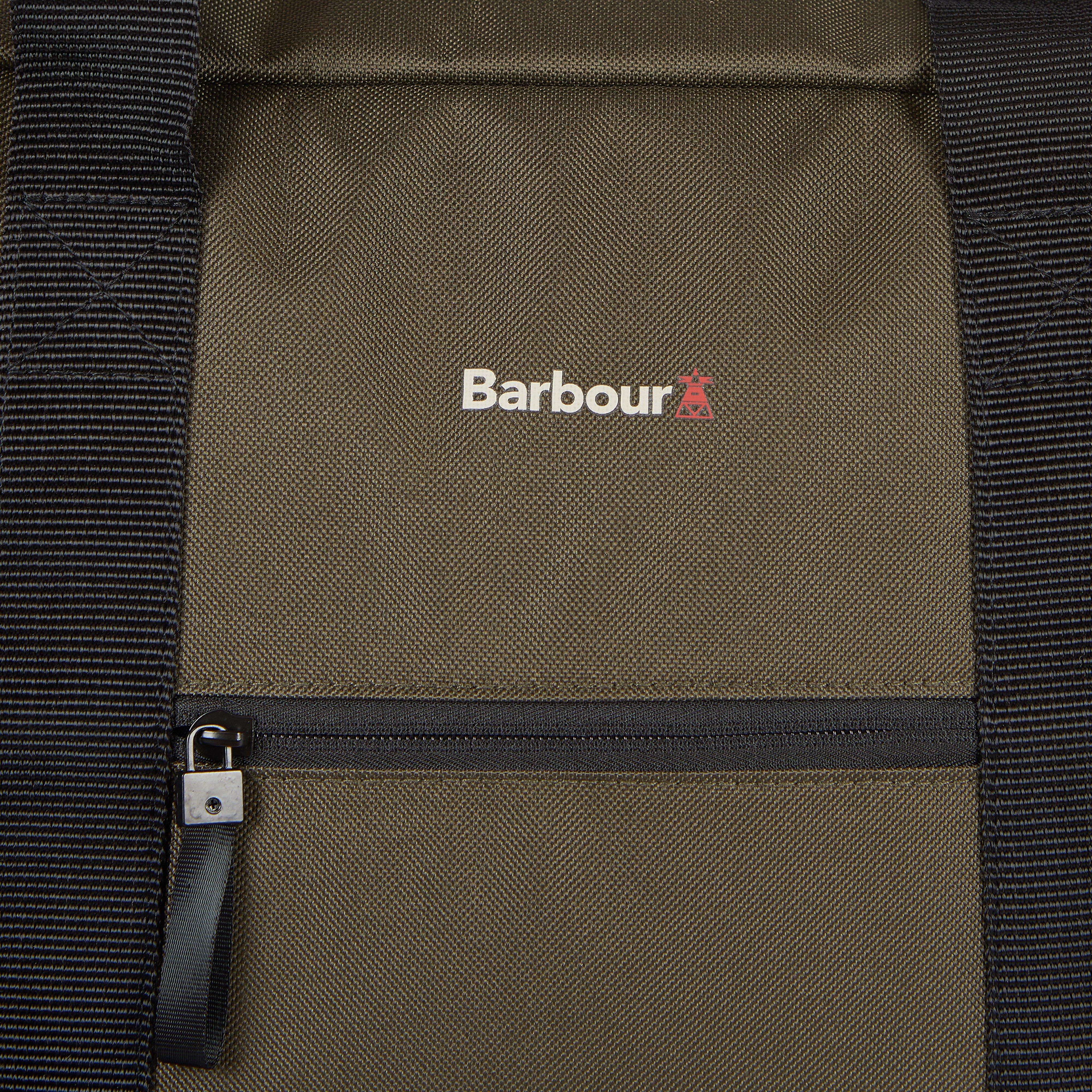 Arwin Canvas Holdall Olive/Black - Image 3