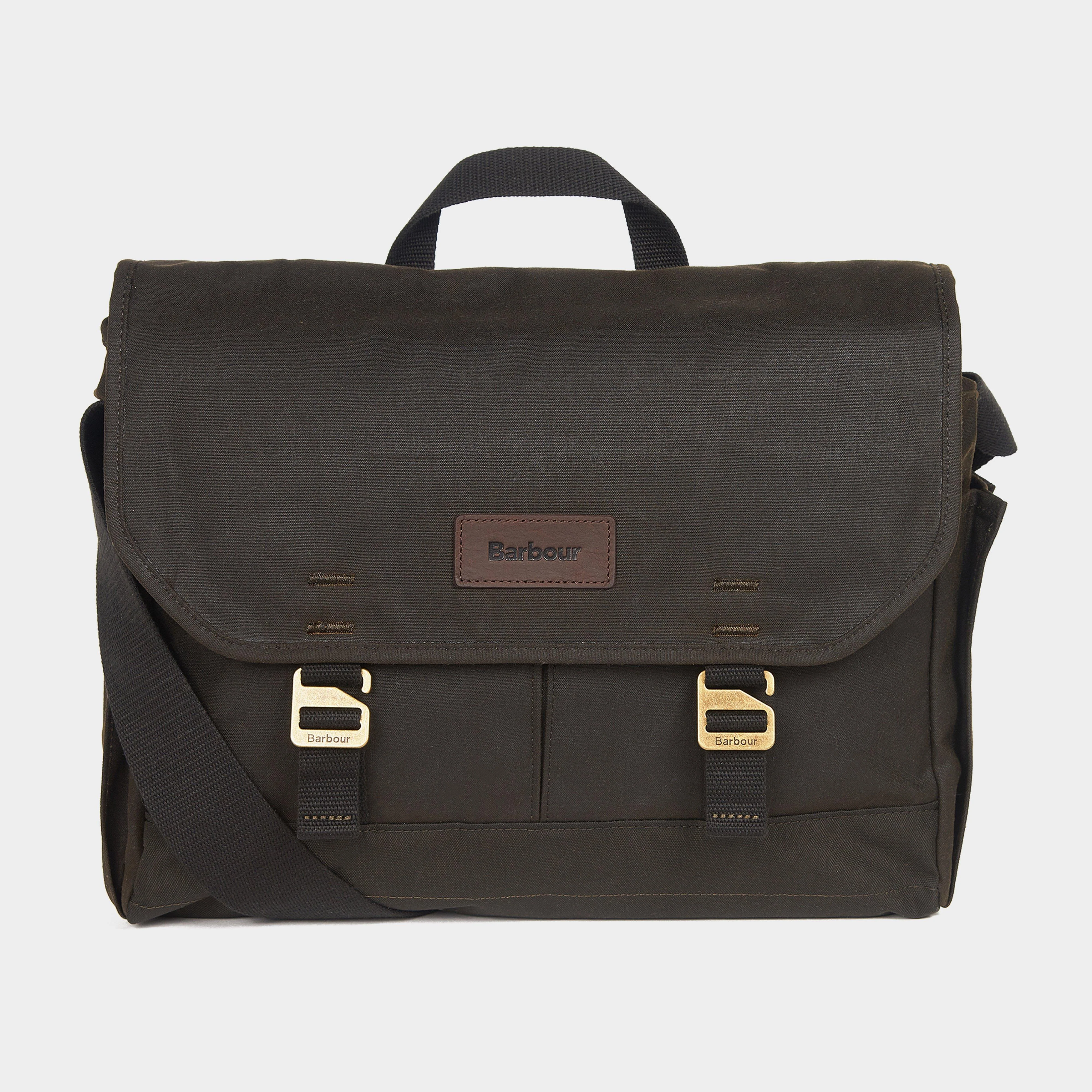Essential Wax Messenger Bag Olive - Image 9