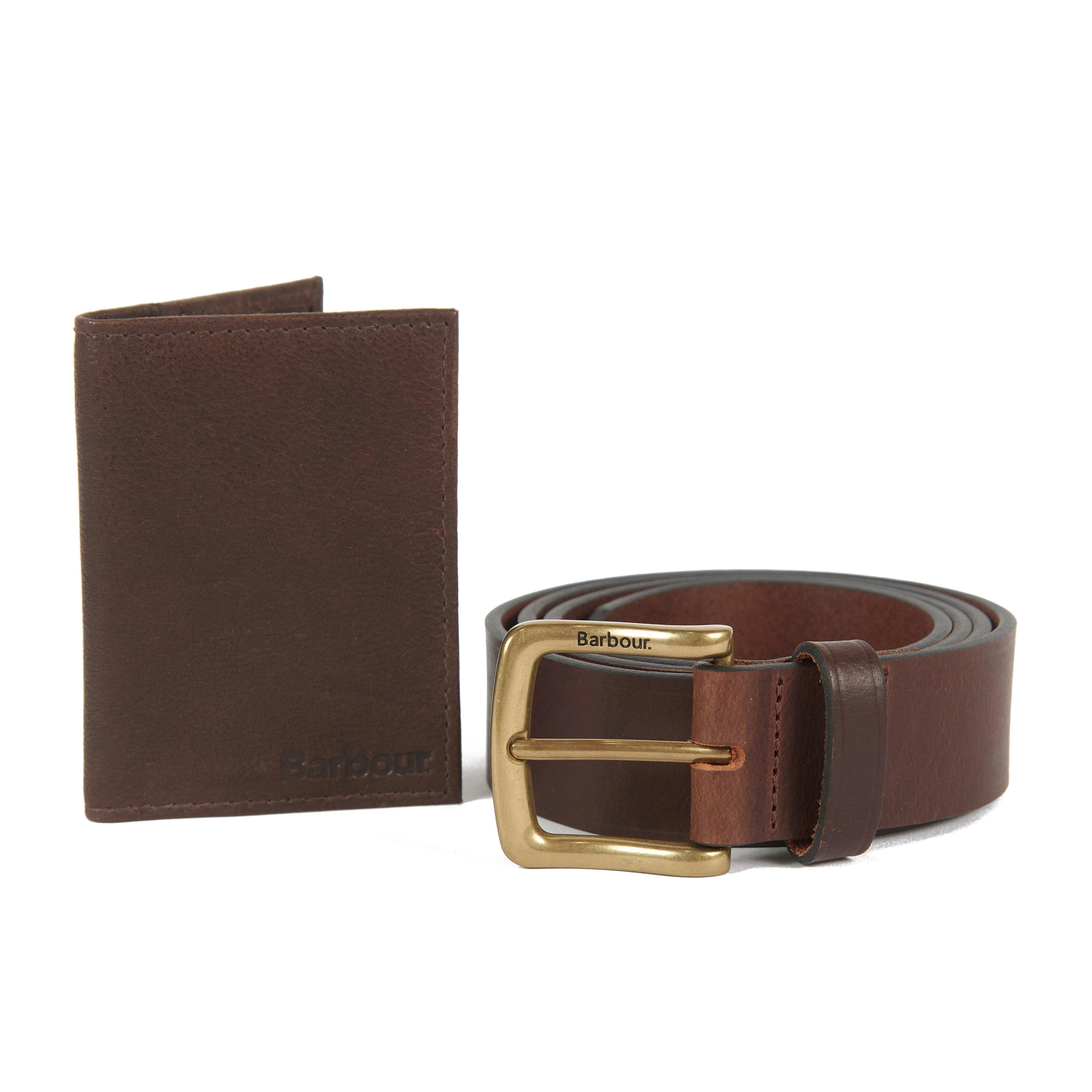 Haydon Wallet & Belt Gift Set Brown - Image 6