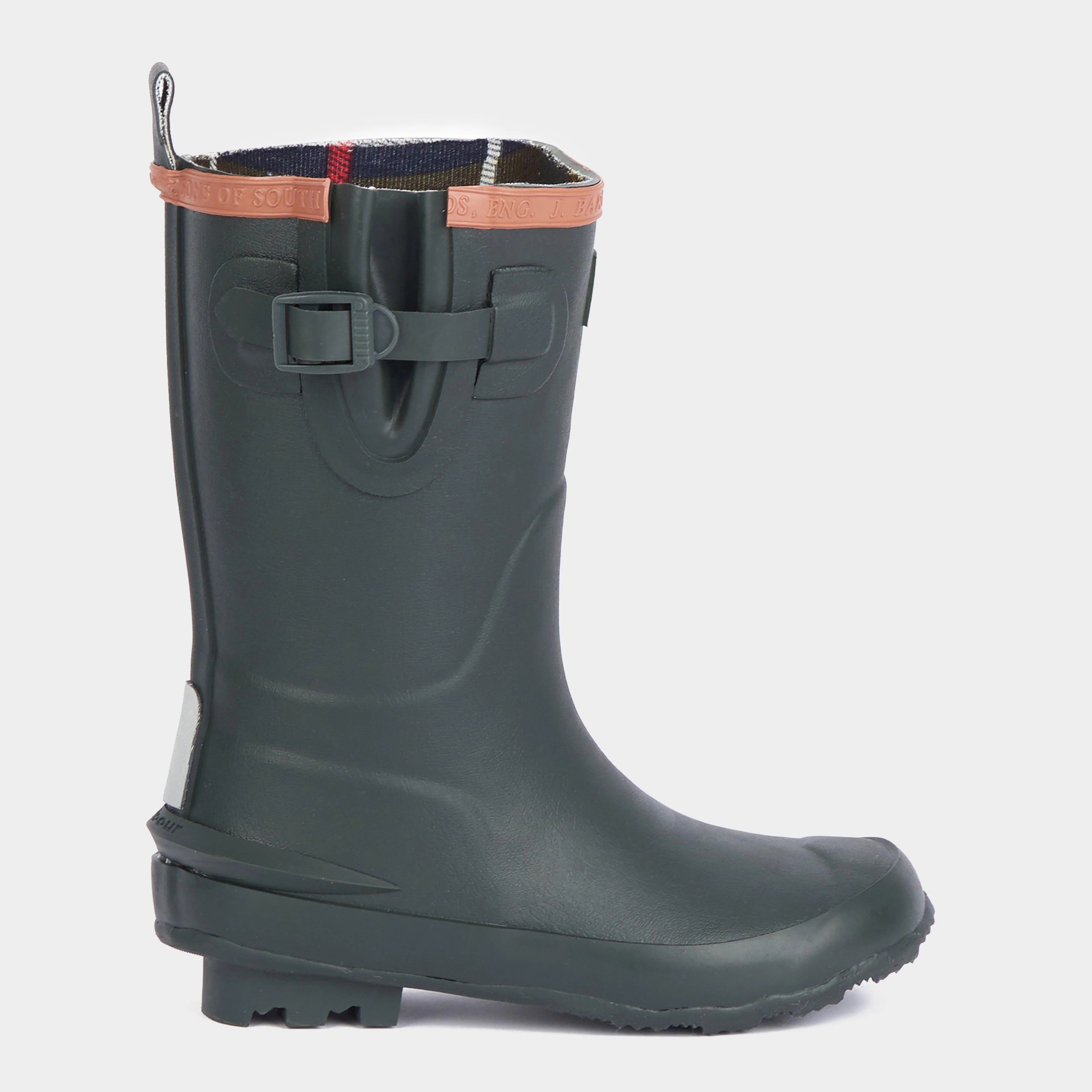 Kids Simonside Wellies Olive - Image 5