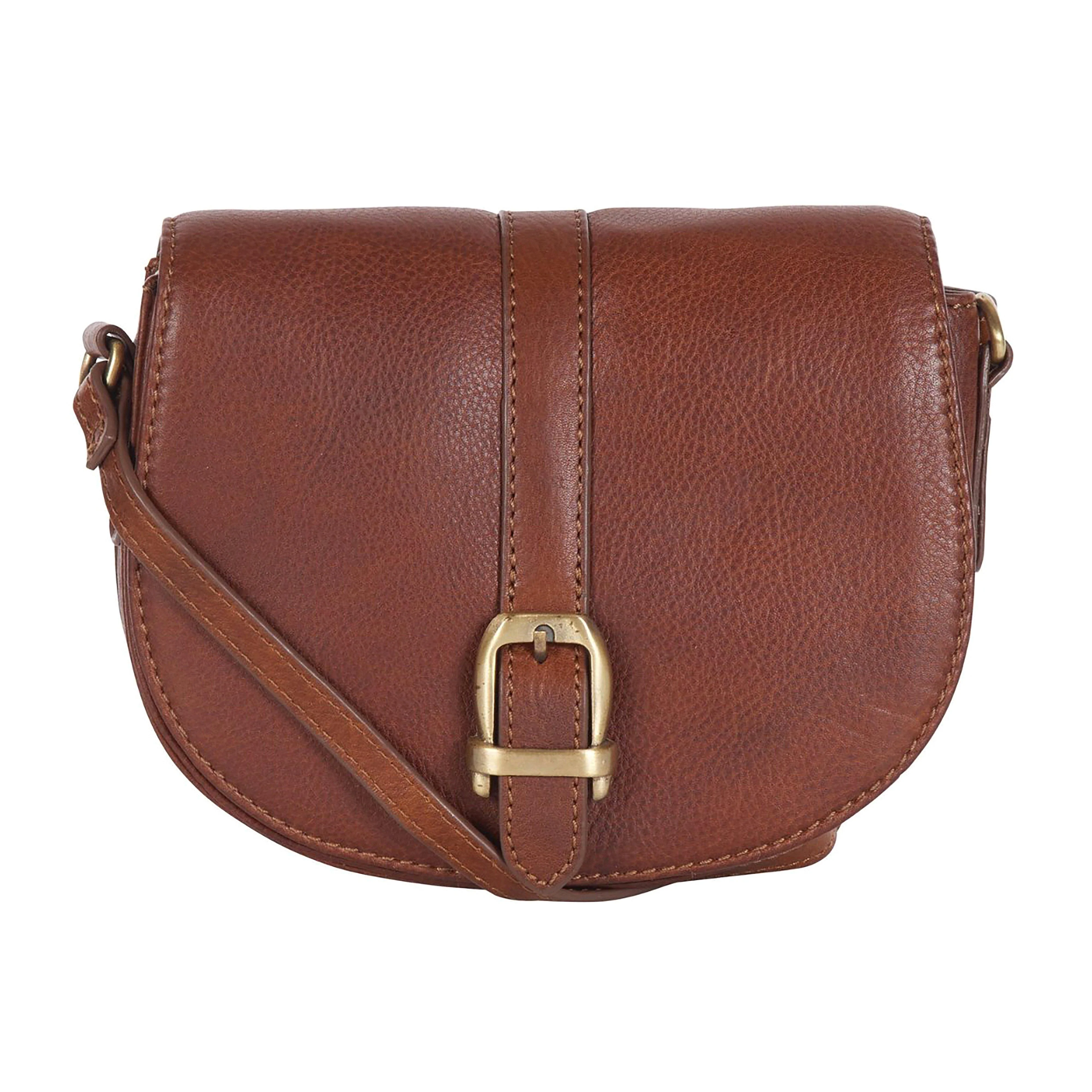 Laire Leather Saddle Bag Brown - Image 7
