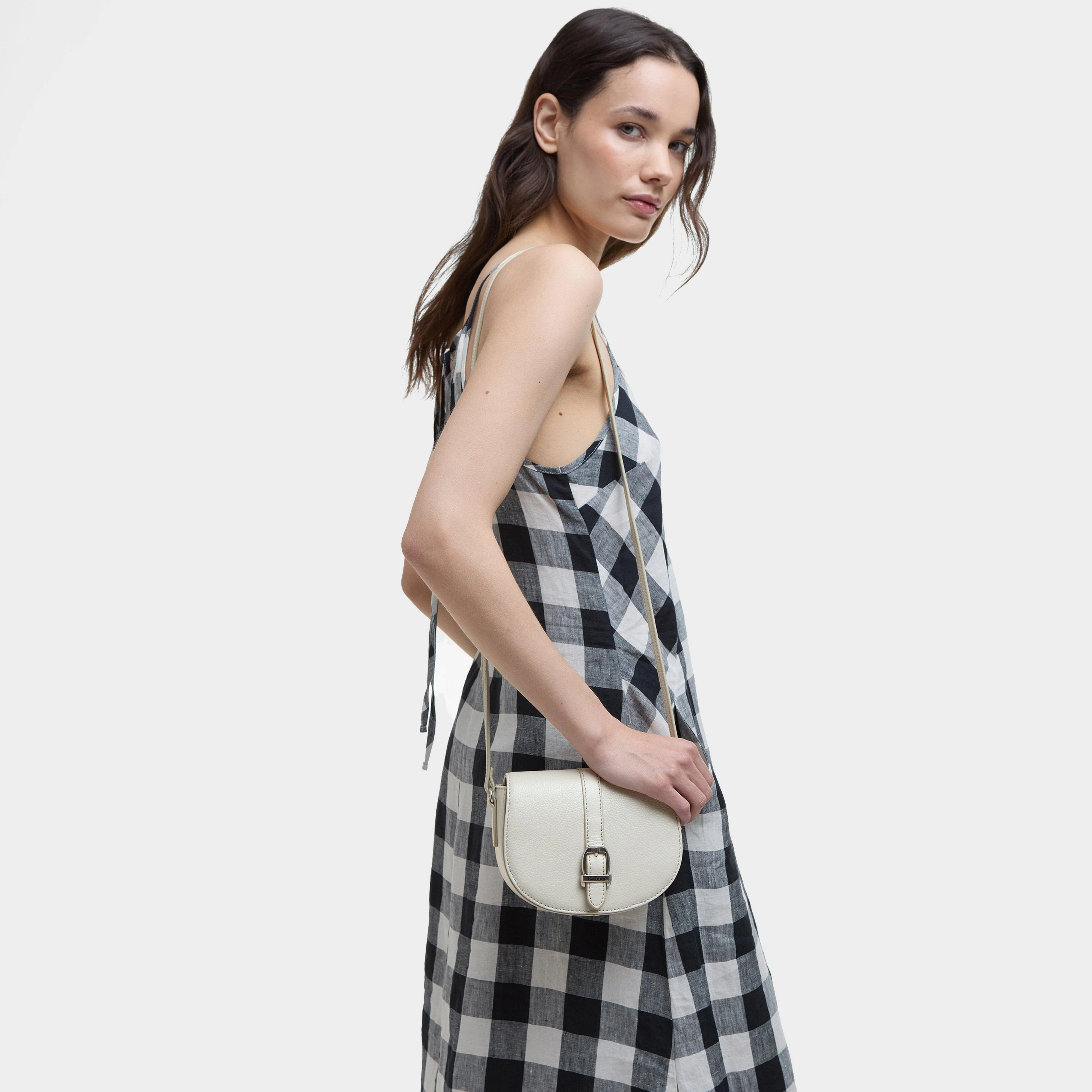 Laire Leather Saddle Bag Light Sand - Image 9