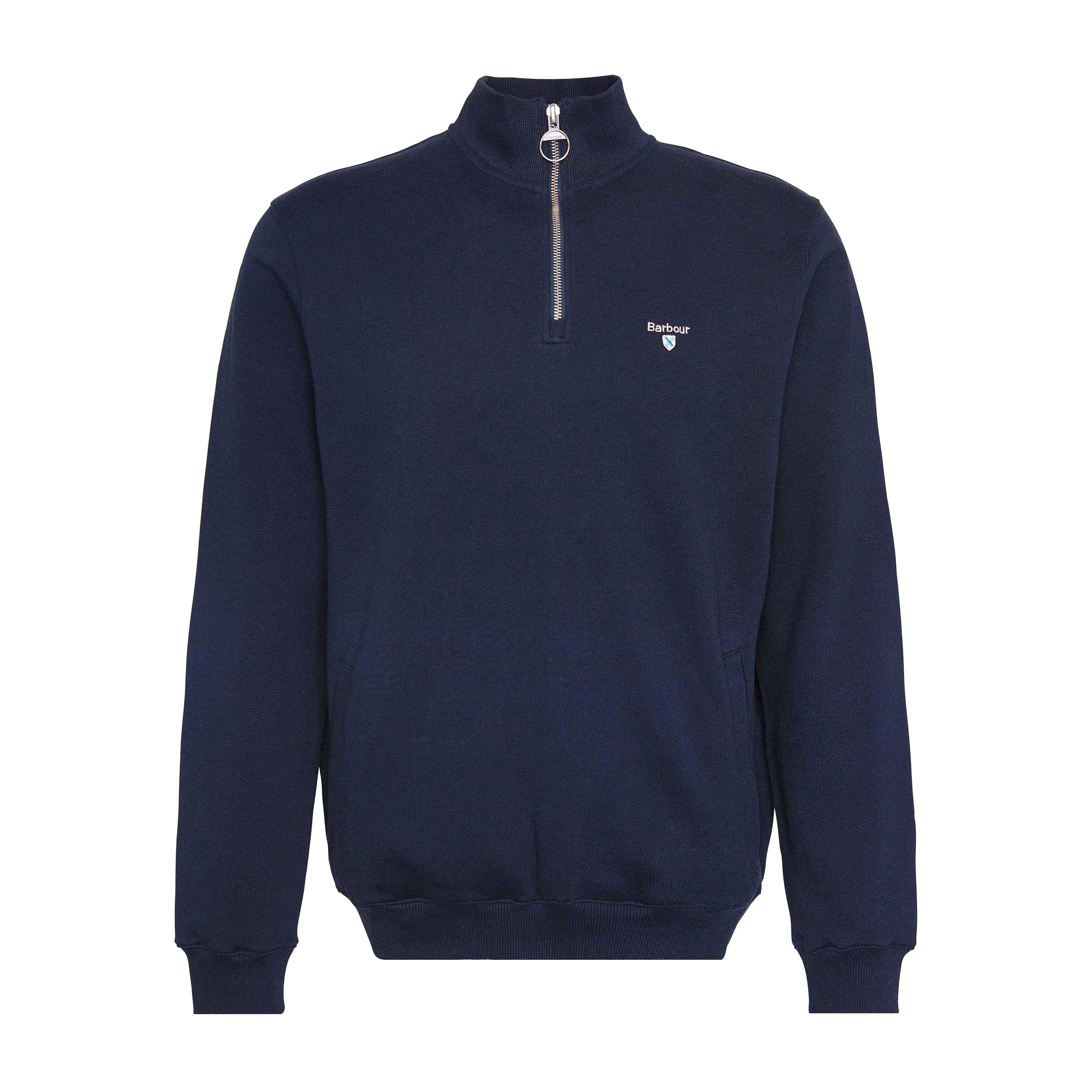 Mens Beckhill Half Zip Sweatshirt Navy - Image 7