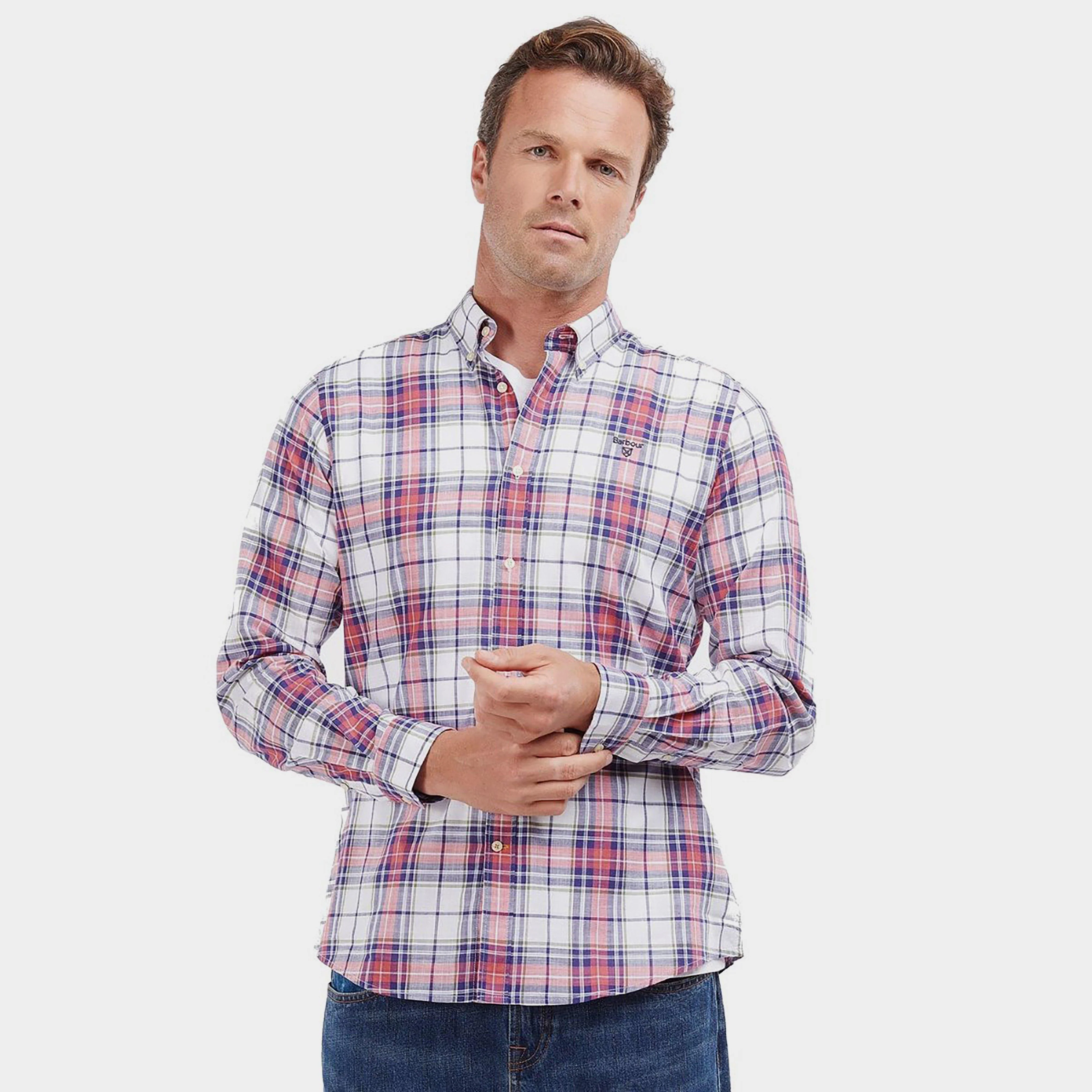 Mens Blakeflow Tailored Shirt Whisper White - Image 6