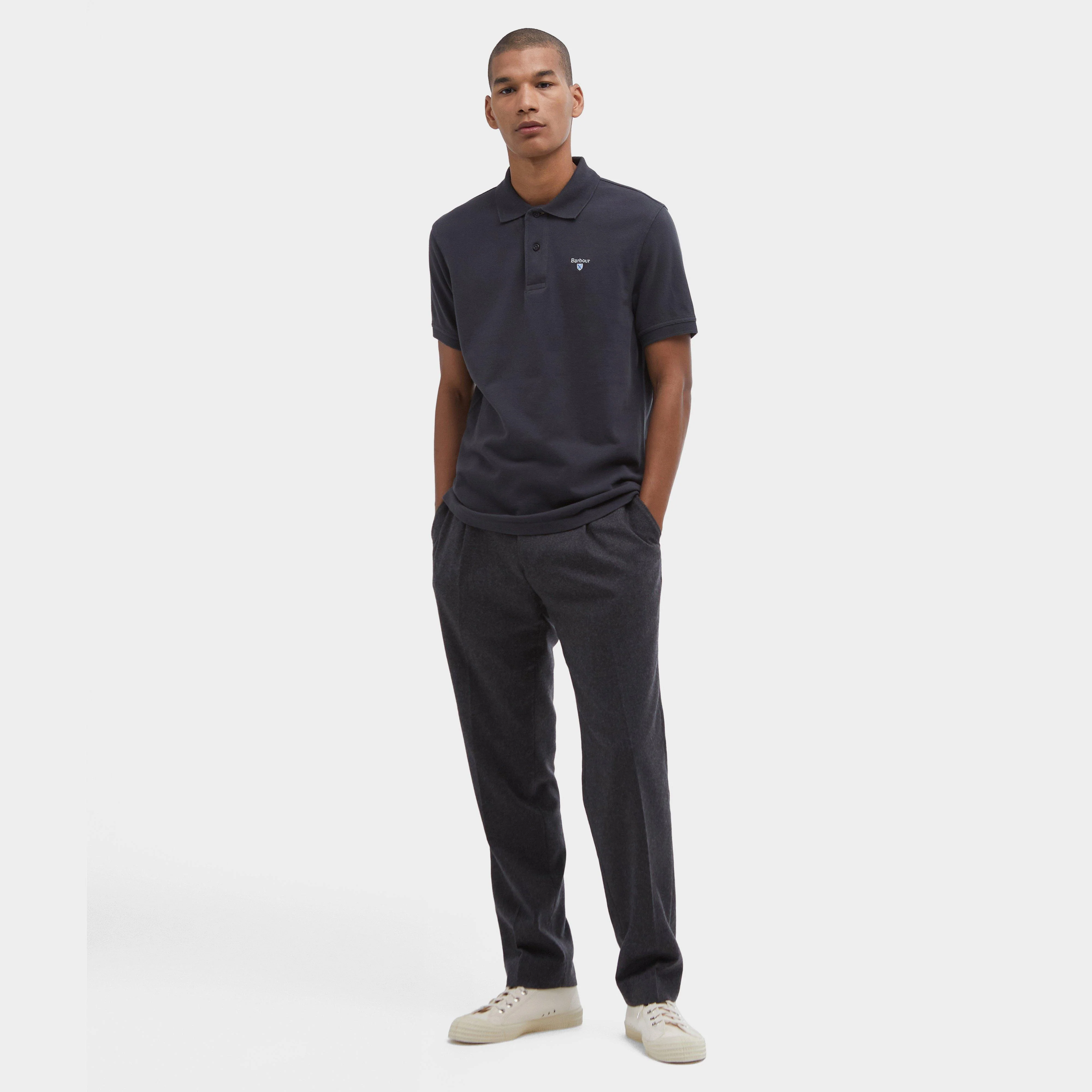 Men's Classic Polo Shirt Navy - Image 5