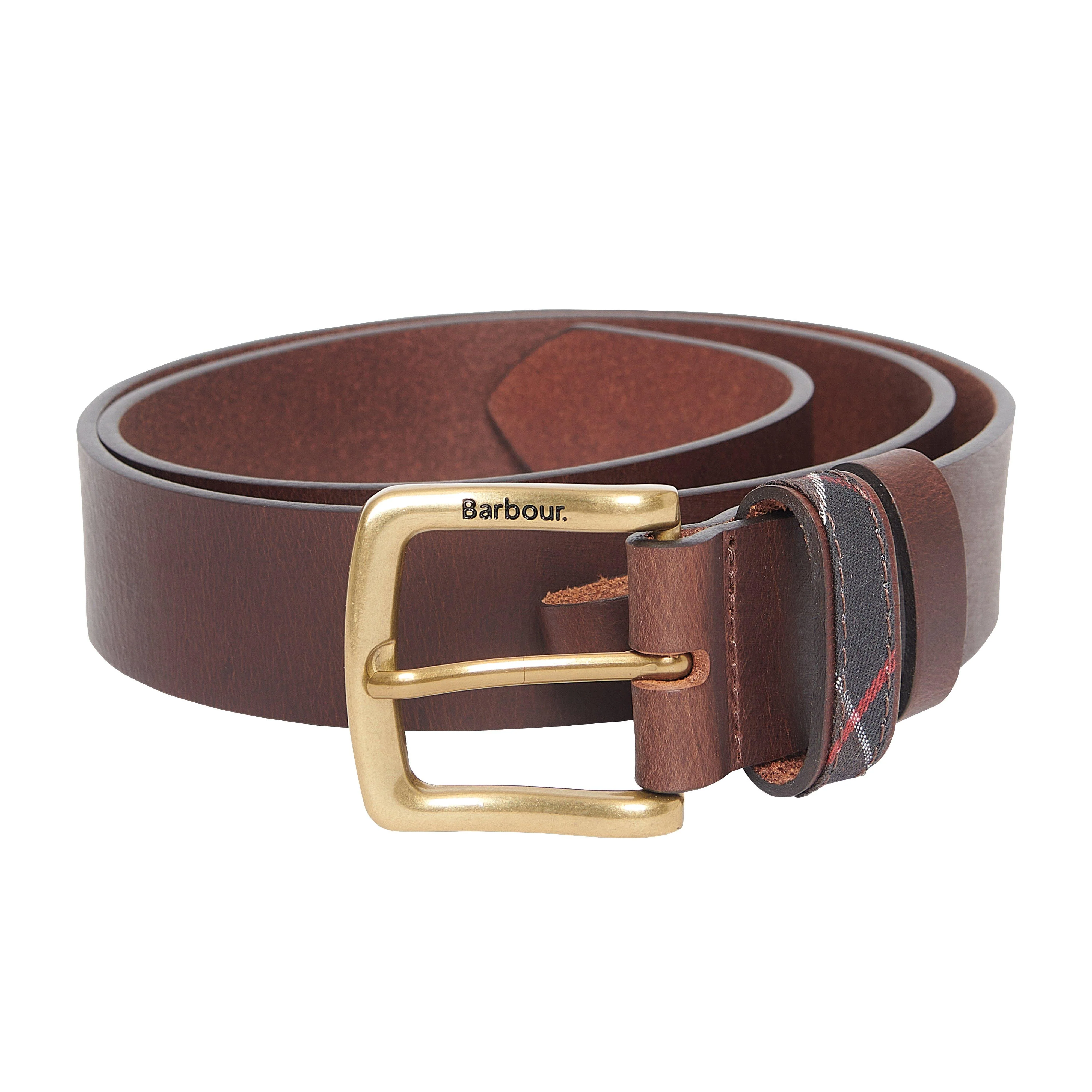 Mens Esk Leather Belt Brown - Image 2