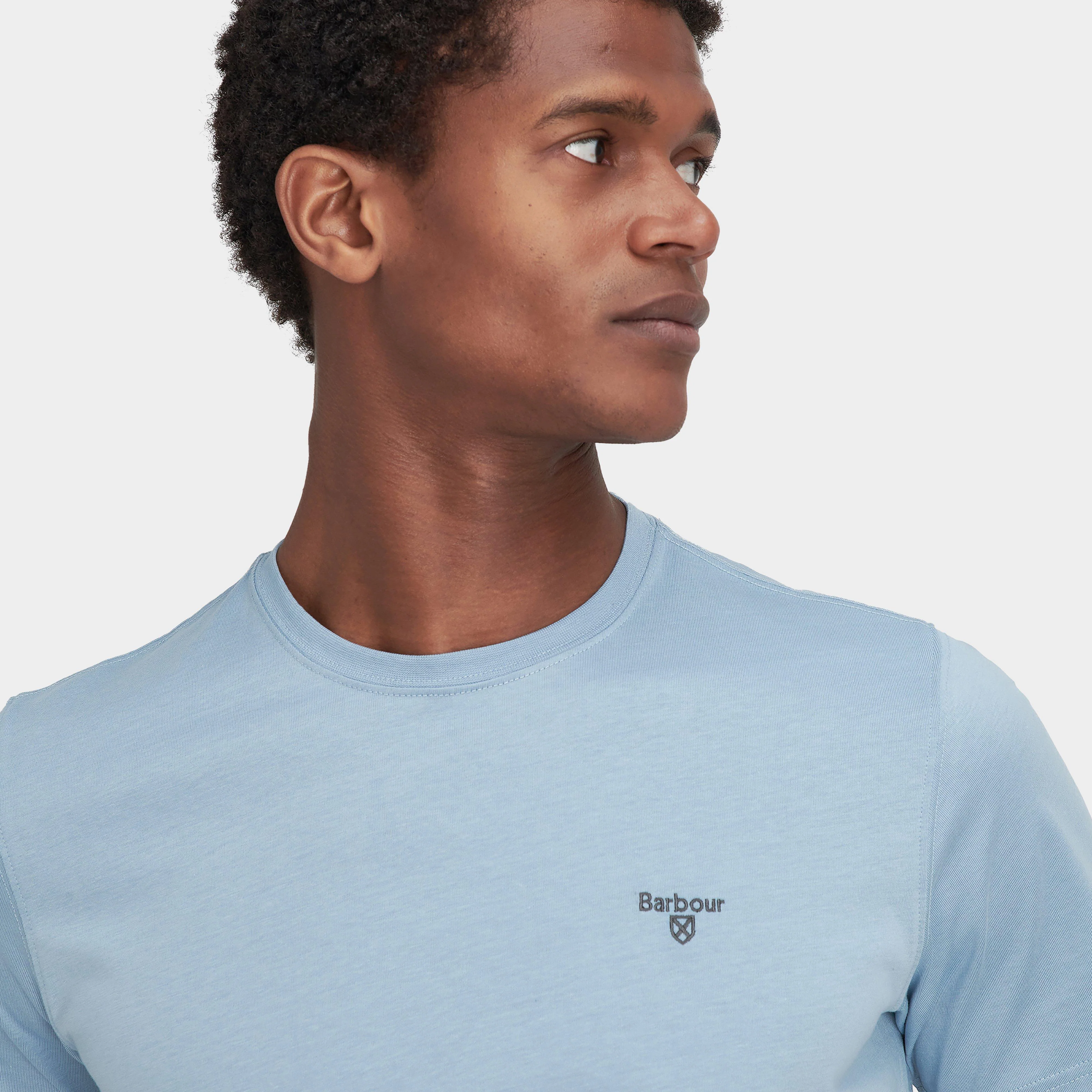 Mens Essential Sports T-Shirt Cool Blue - Image 3