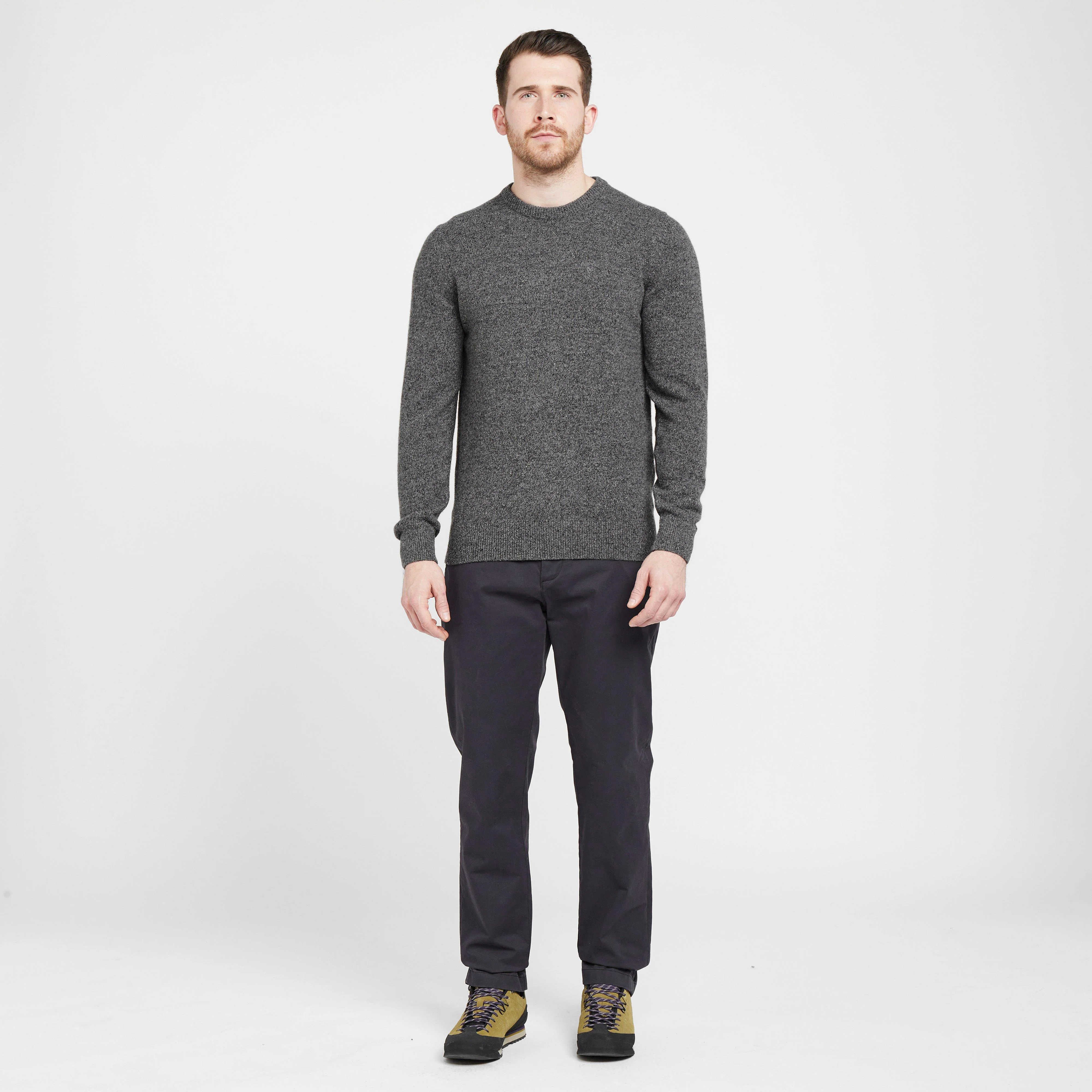 Mens Essential Tisbury Crew Sweatshirt Grey - Image 3