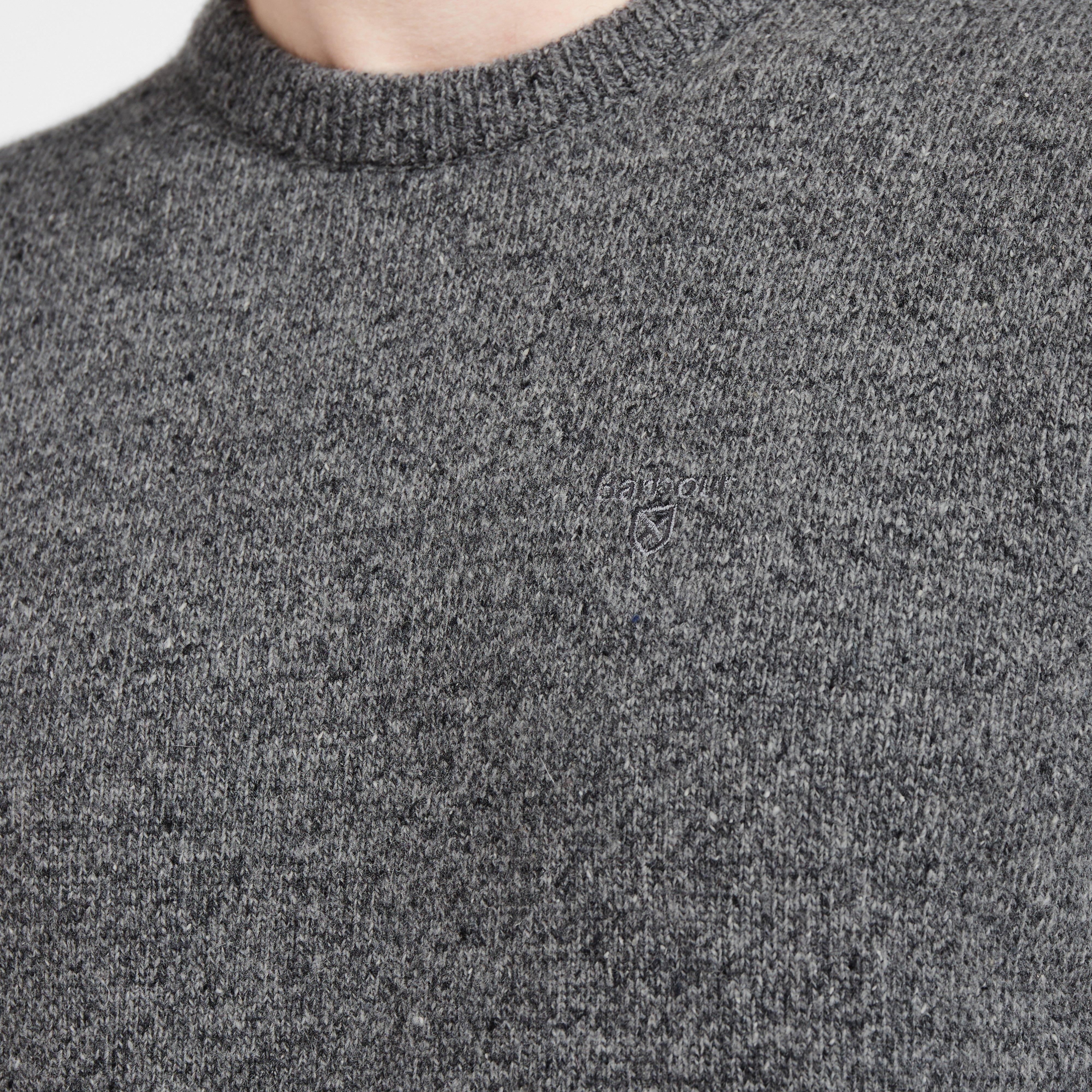 Mens Essential Tisbury Crew Sweatshirt Grey - Image 4