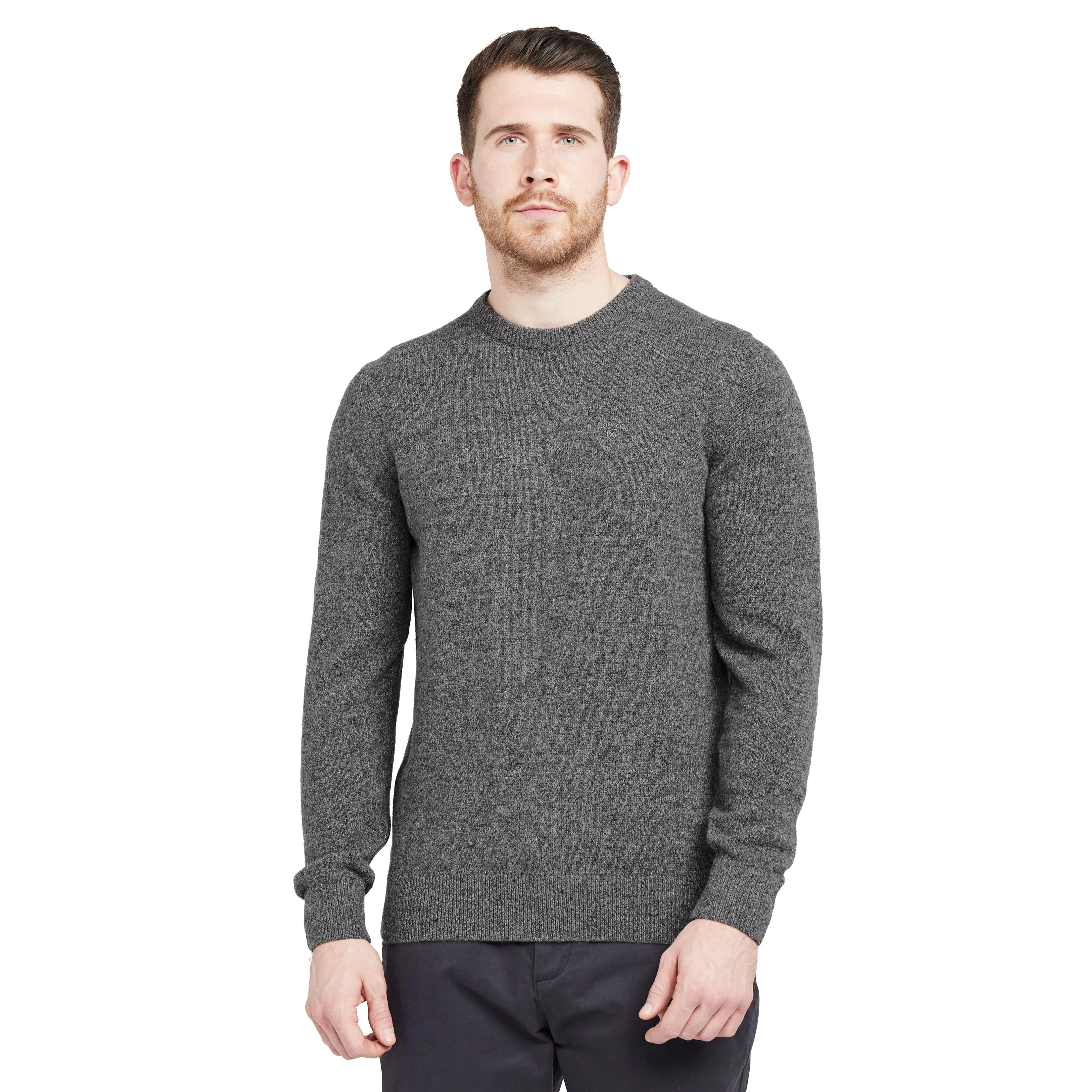 Mens Essential Tisbury Crew Sweatshirt Grey - Image 6