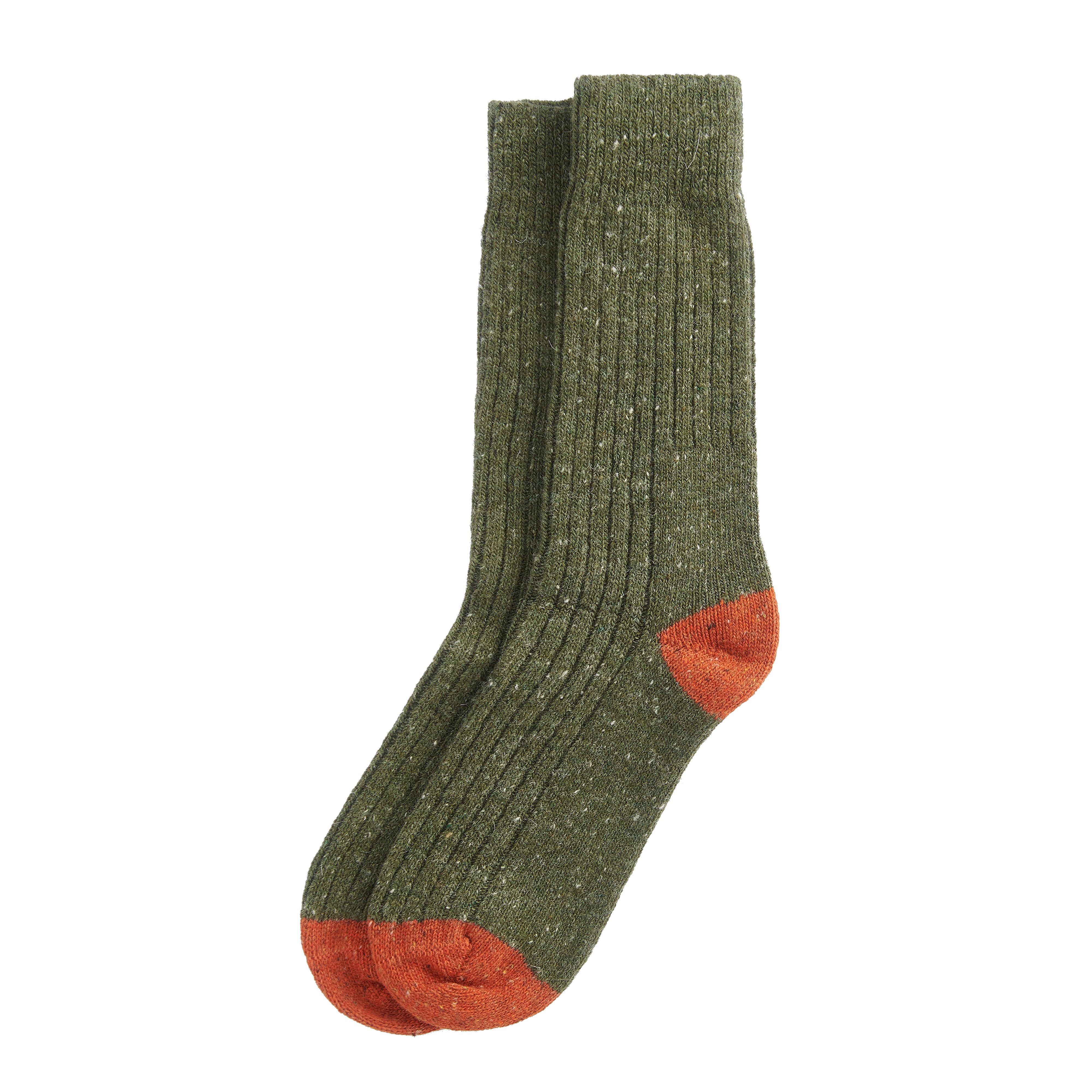 Mens Houghton Socks Olive - Image 4