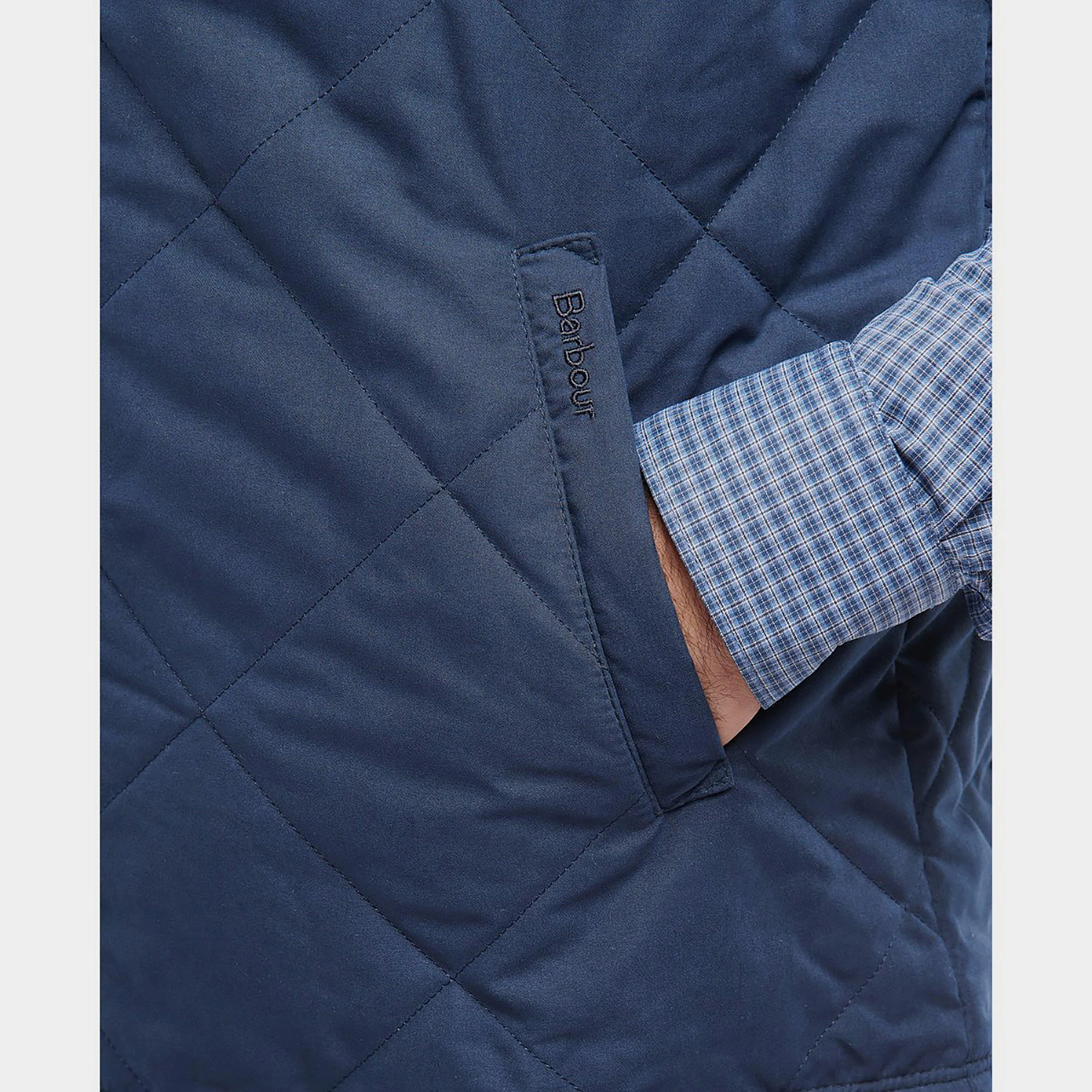 Mens Kurt Gilet Navy - Image 3