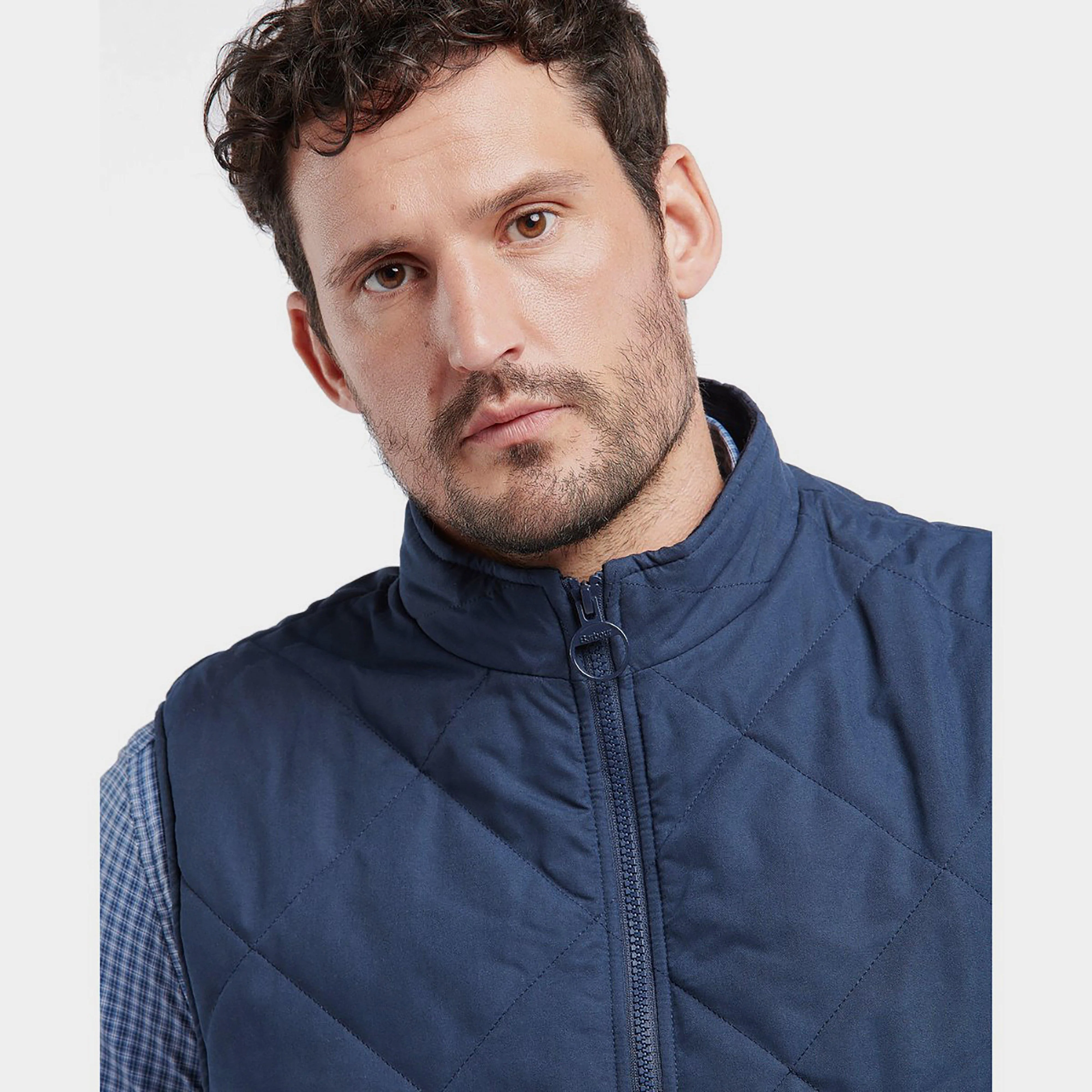 Mens Kurt Gilet Navy - Image 7