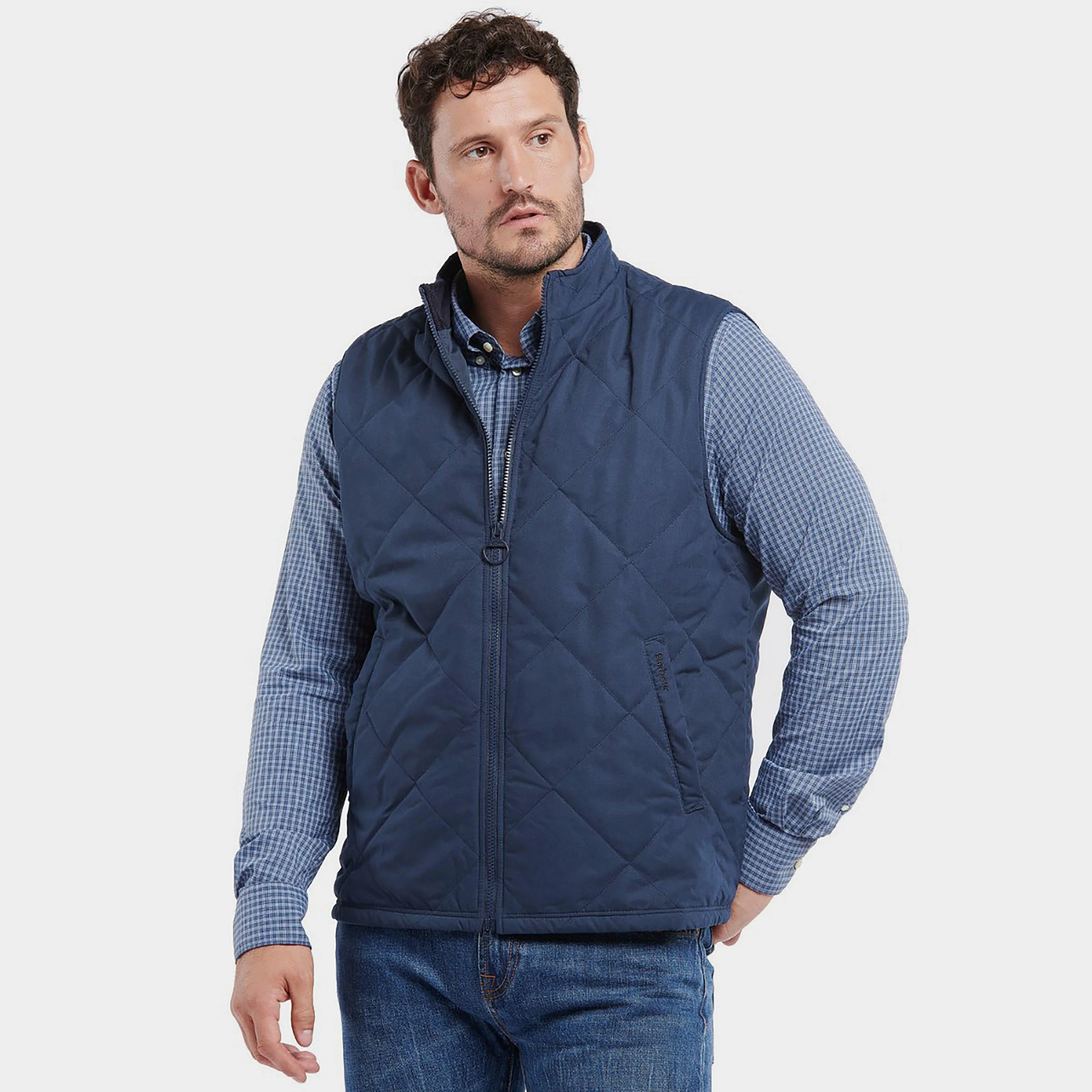 Mens Kurt Gilet Navy - Image 9