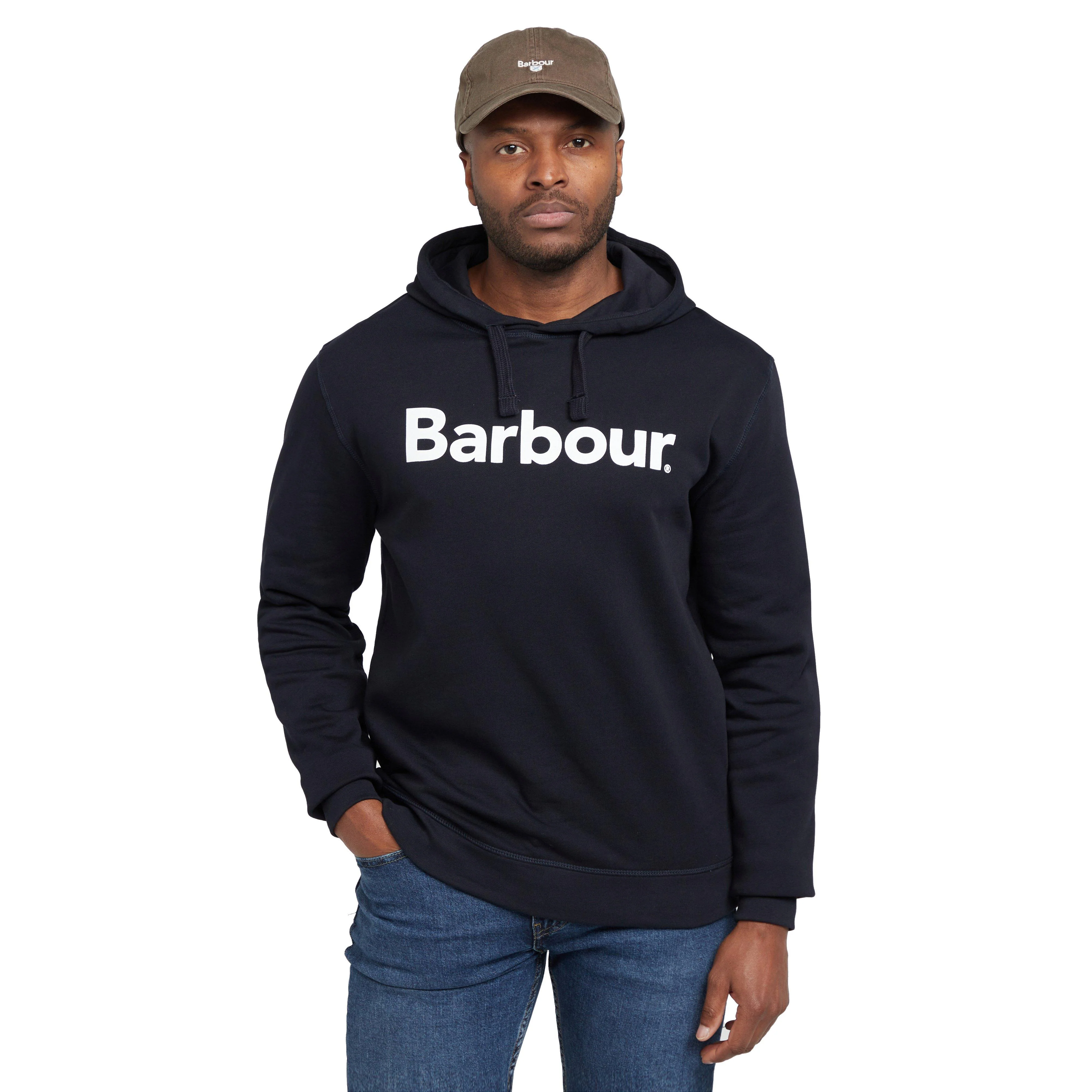 Mens Logo Hoodie Navy - Image 11