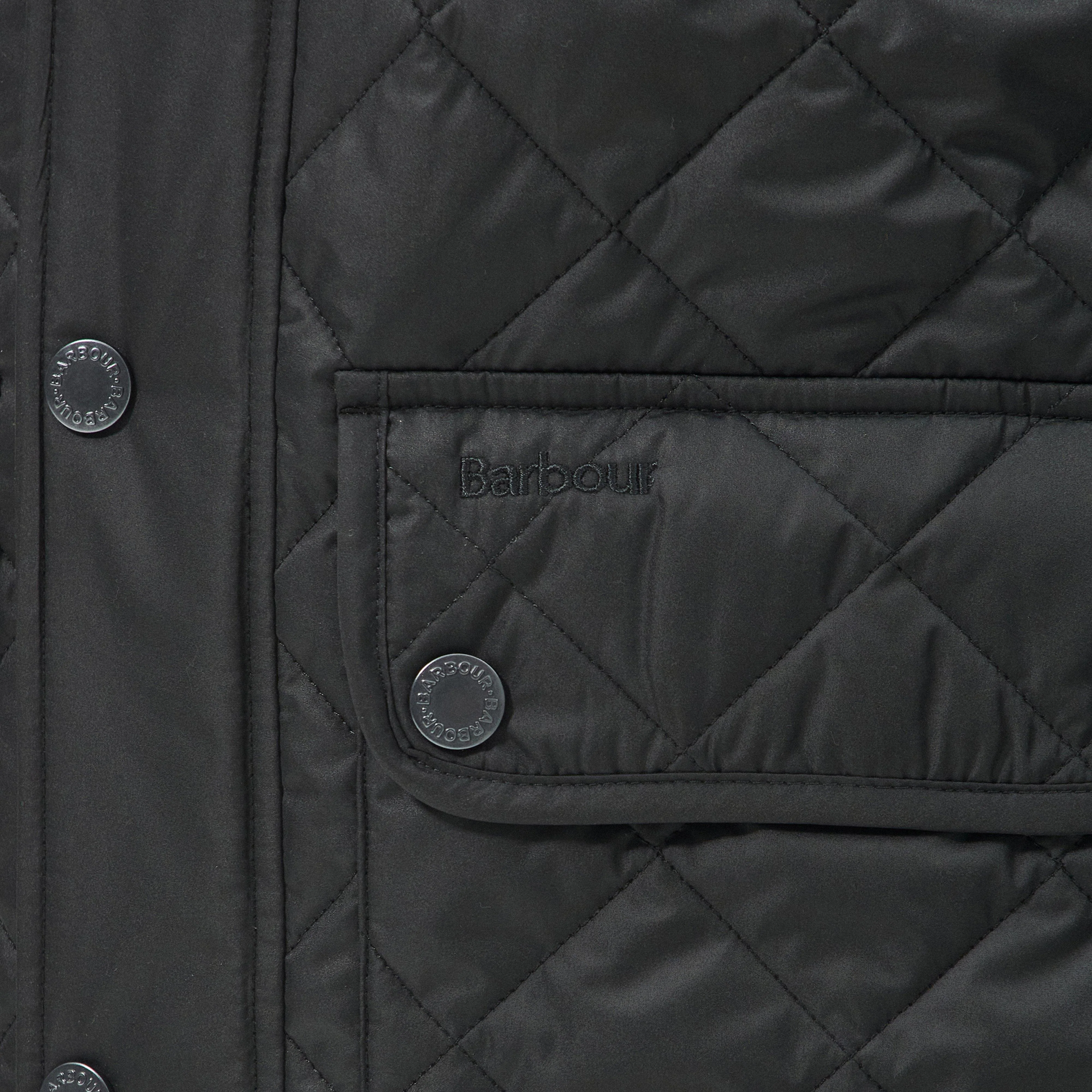 Mens Lowerdale Quilted Jacket Black - Image 6