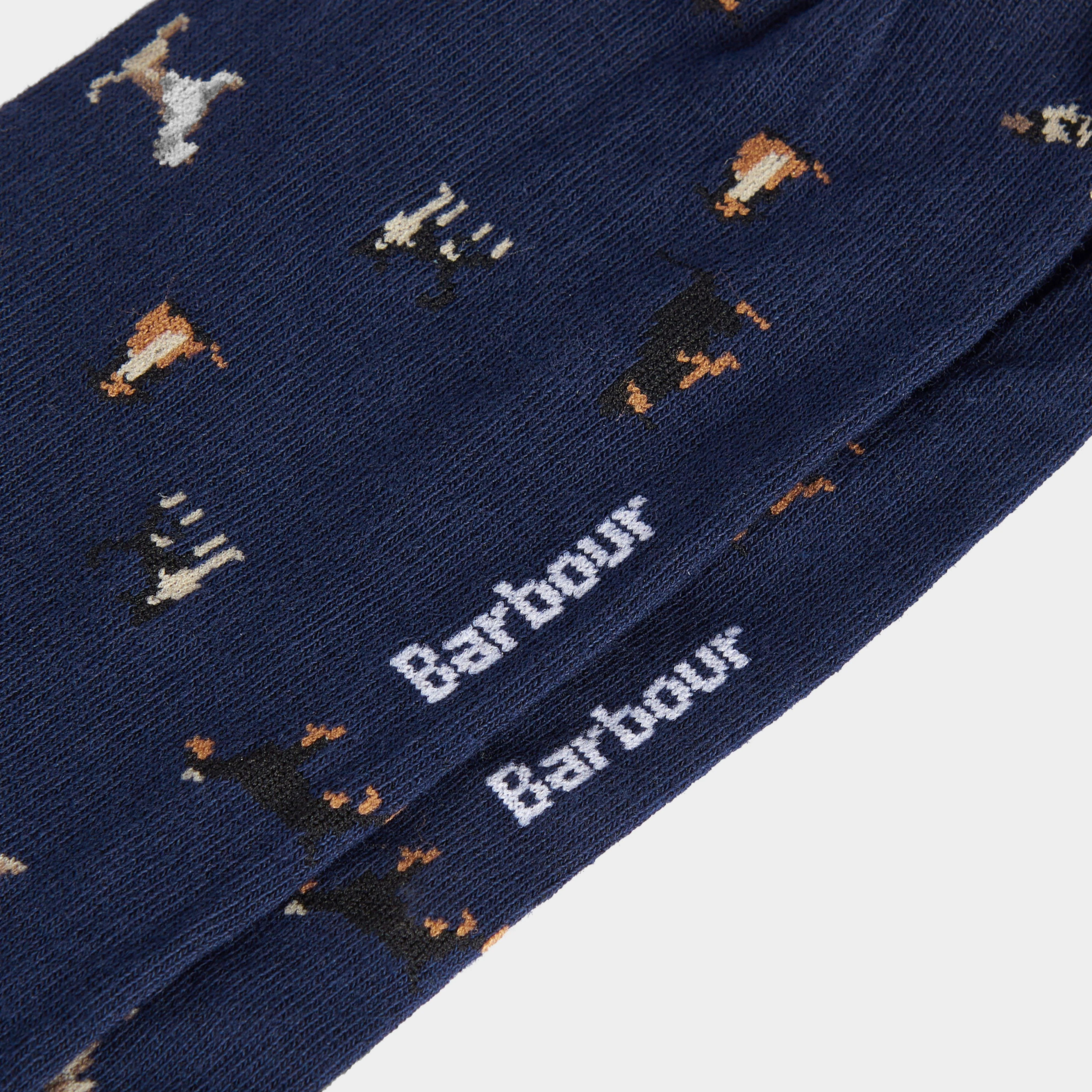 Mens Mavin Socks Mid Blue/Dog - Image 3