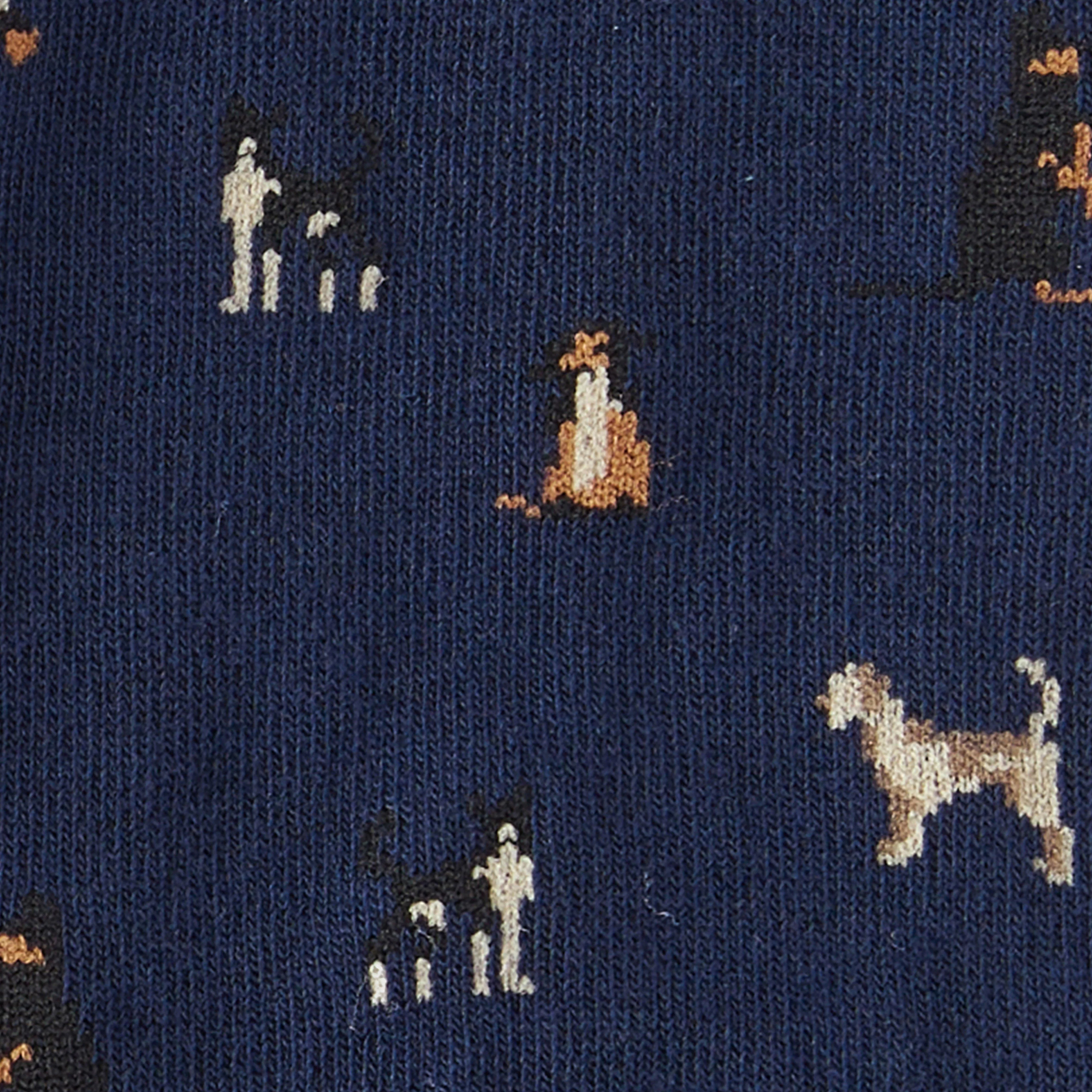 Mens Mavin Socks Mid Blue/Dog - Image 4