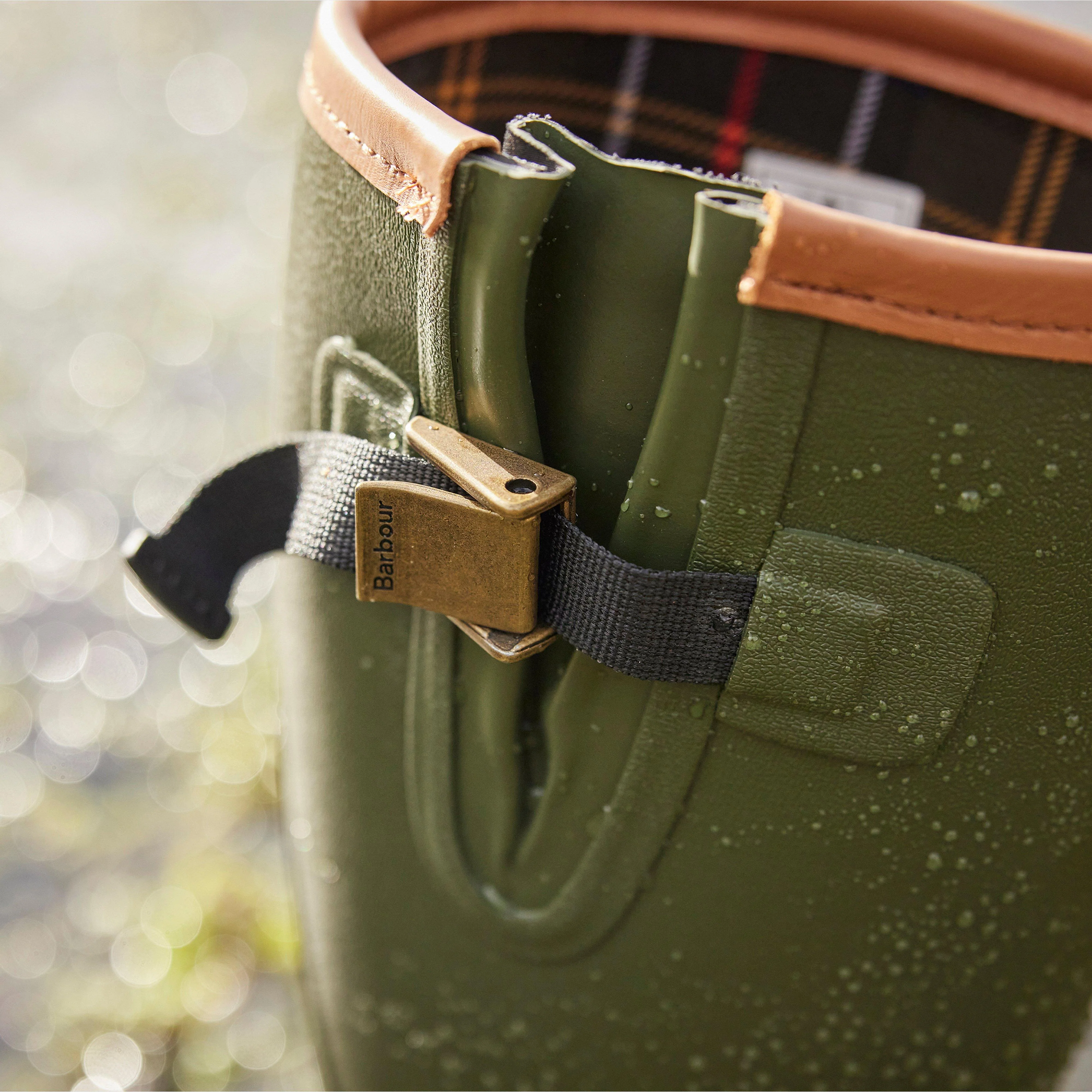 Mens New Tempest Wellington Boots Olive - Image 10