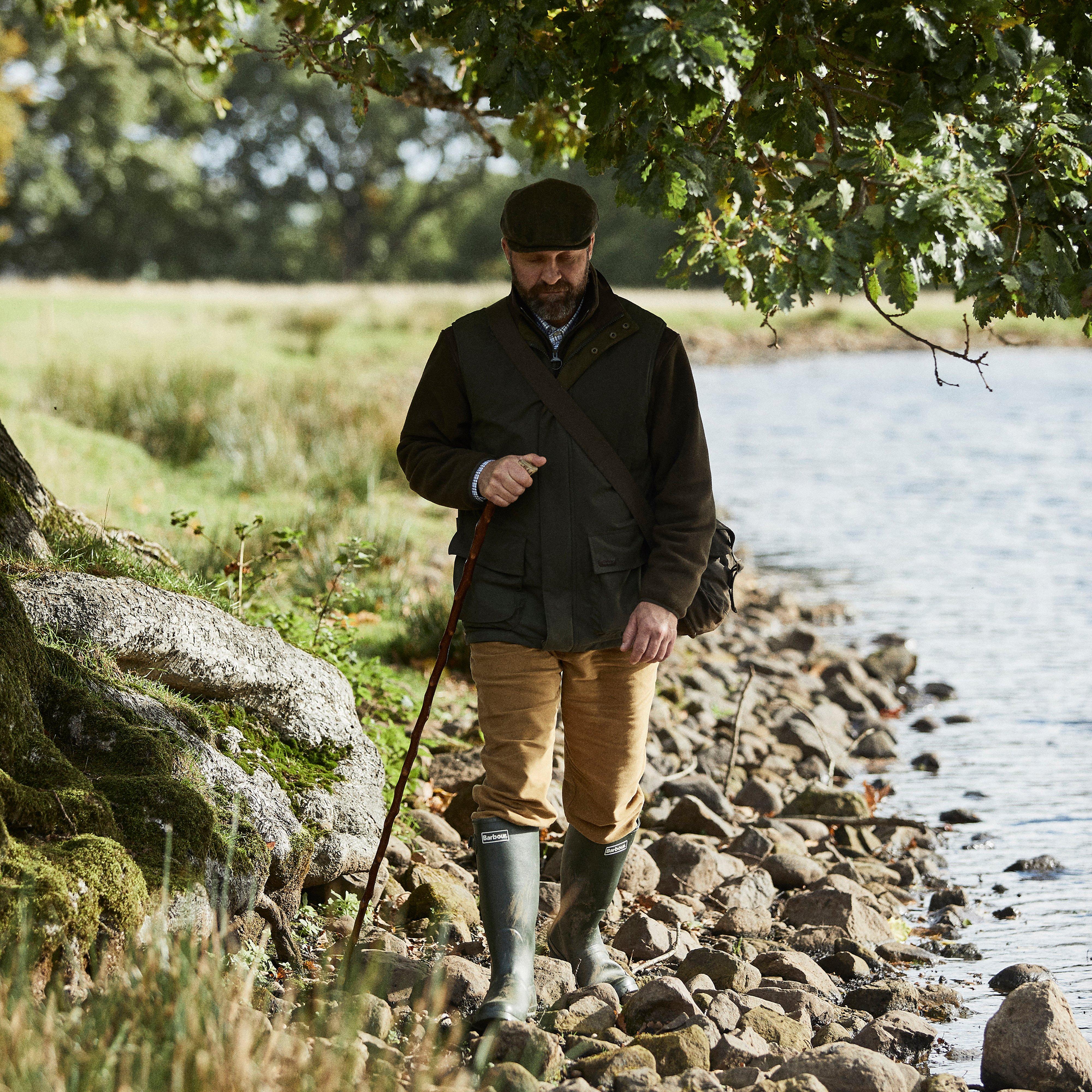 Mens New Tempest Wellington Boots Olive - Image 12