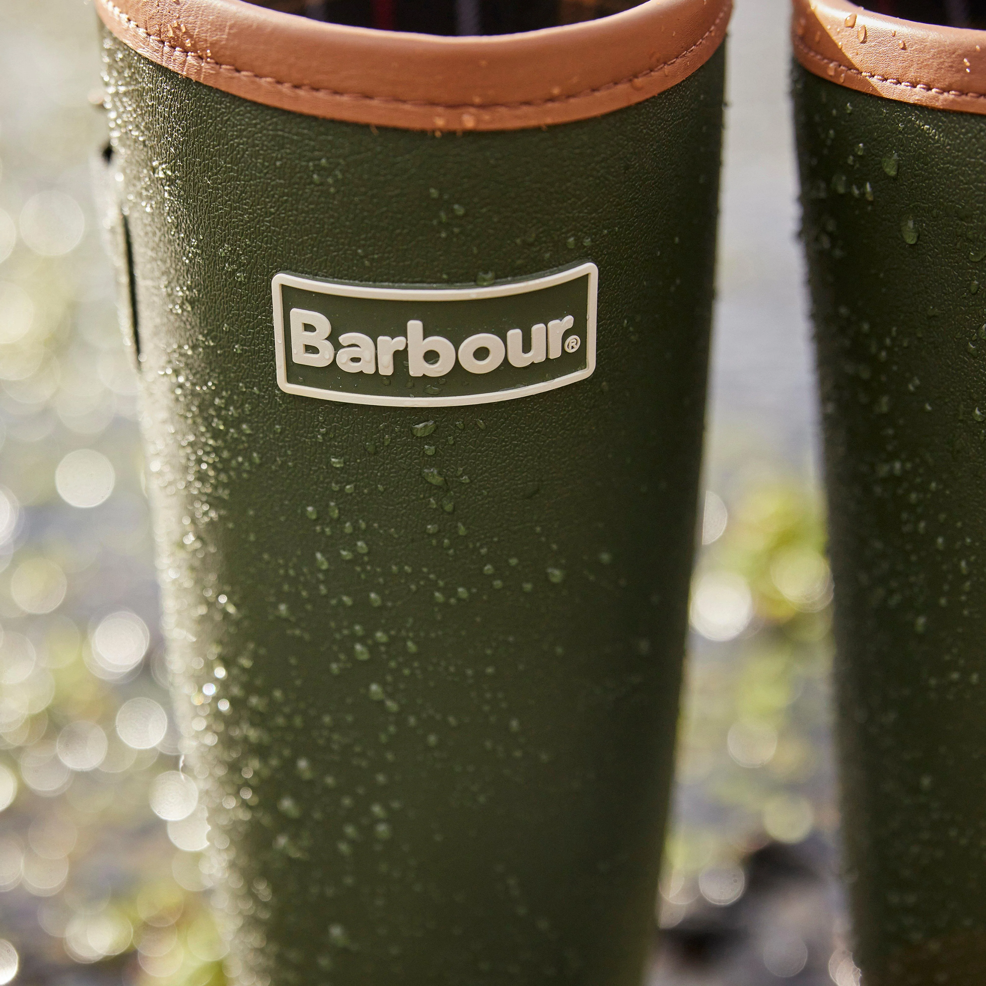 Mens New Tempest Wellington Boots Olive - Image 9