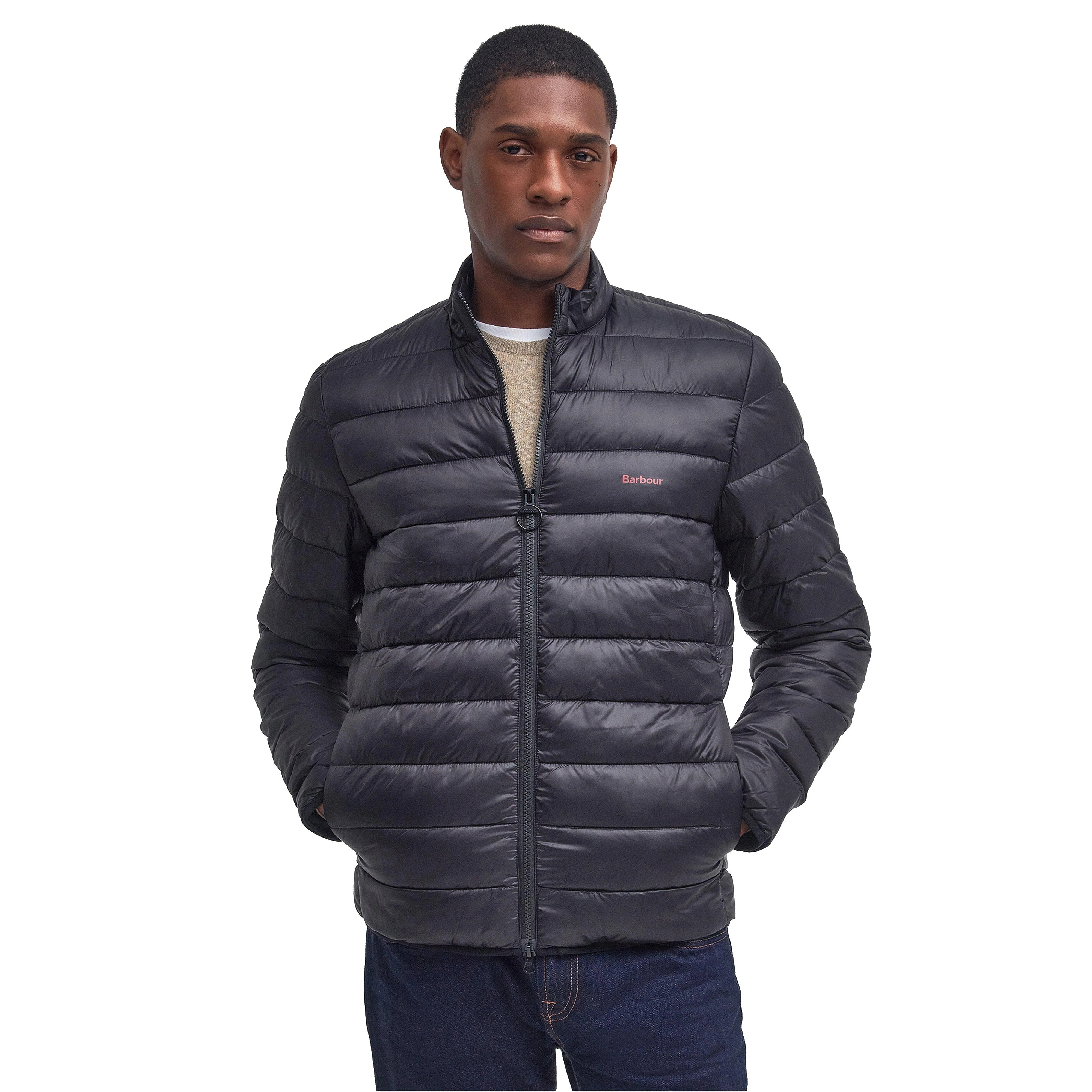 Mens Penton Quilted Jacket Black - Image 9
