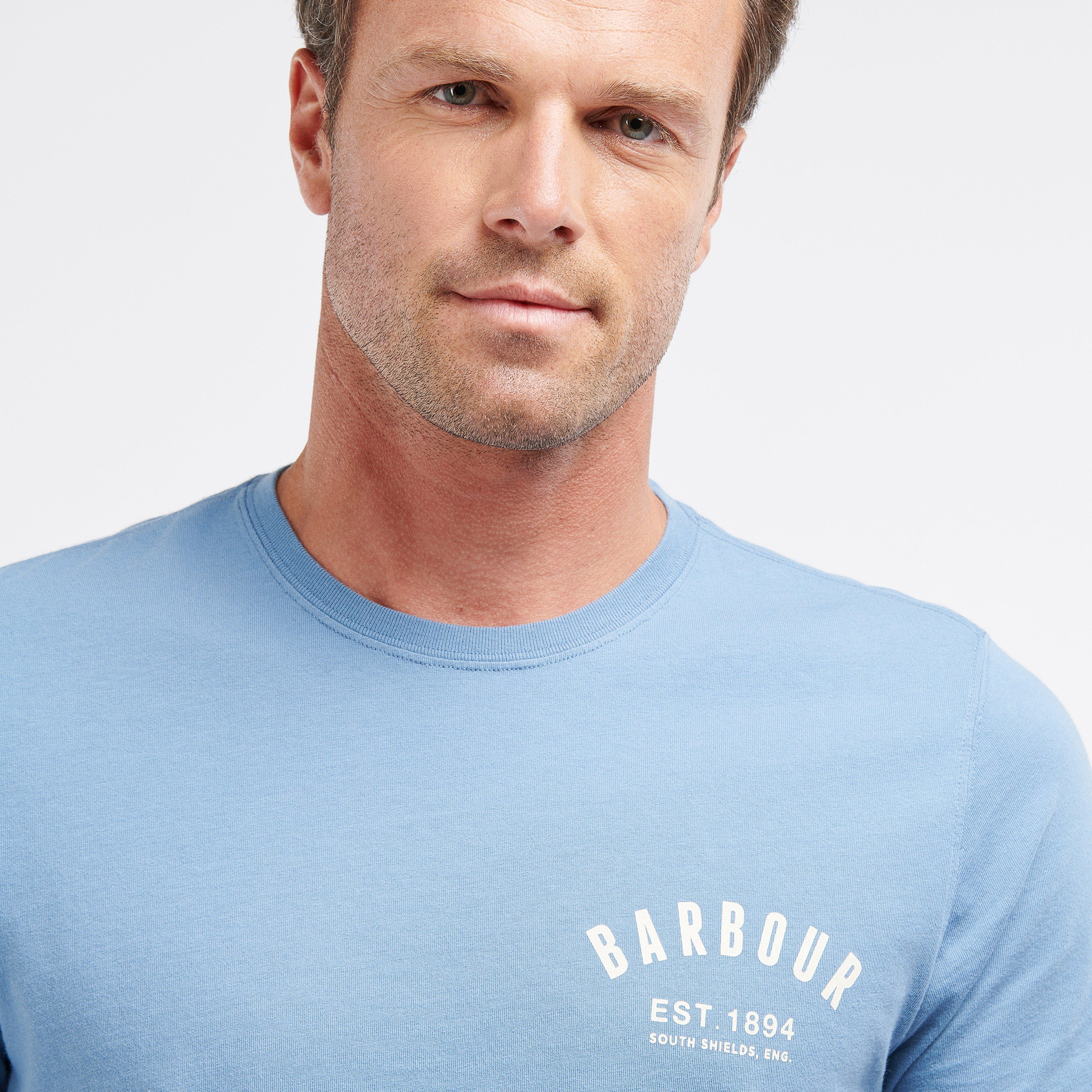 Mens Preppy T-Shirt Force Blue - Image 3