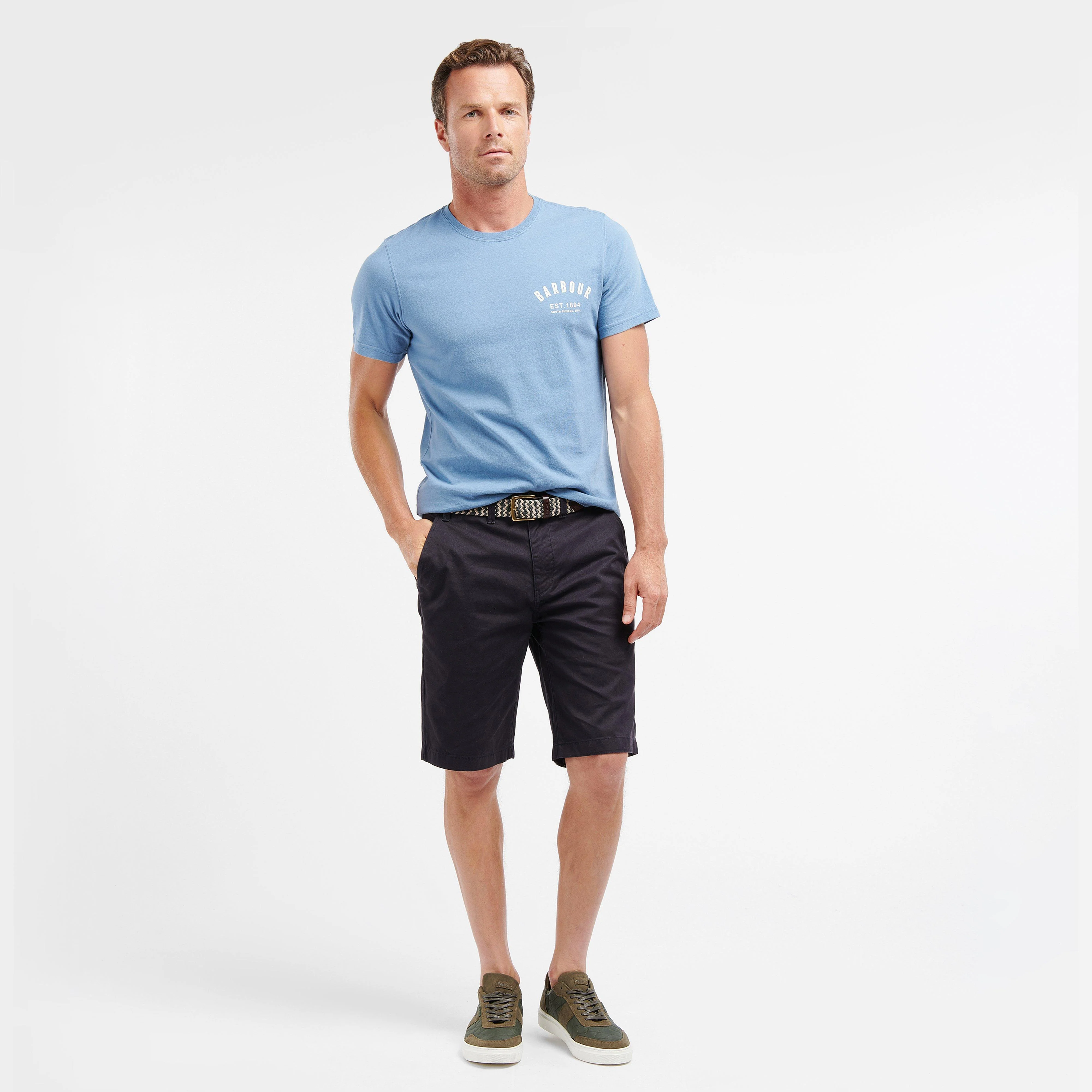 Mens Preppy T-Shirt Force Blue - Image 4