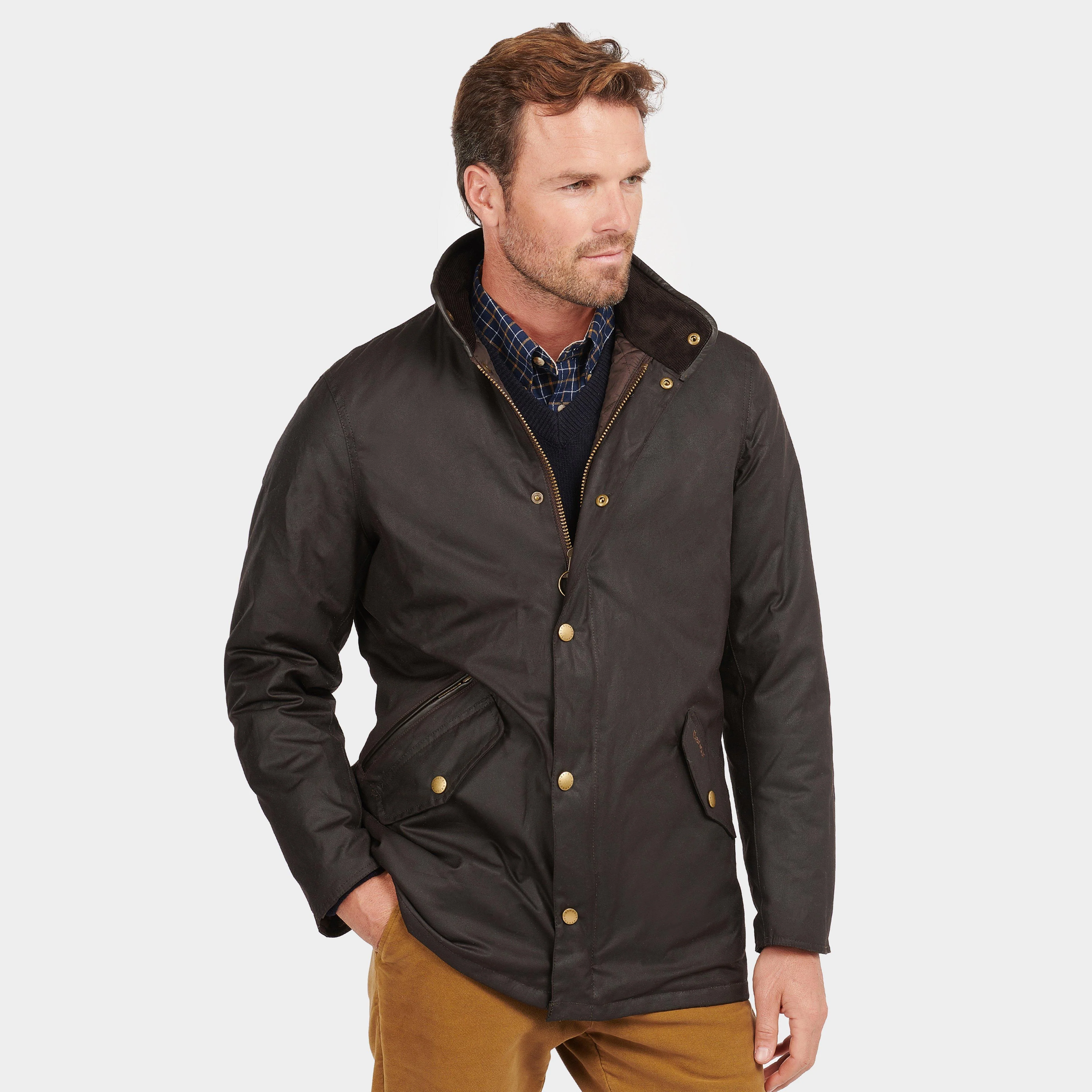 Mens Prestbury Wax Jacket Rustic - Image 2