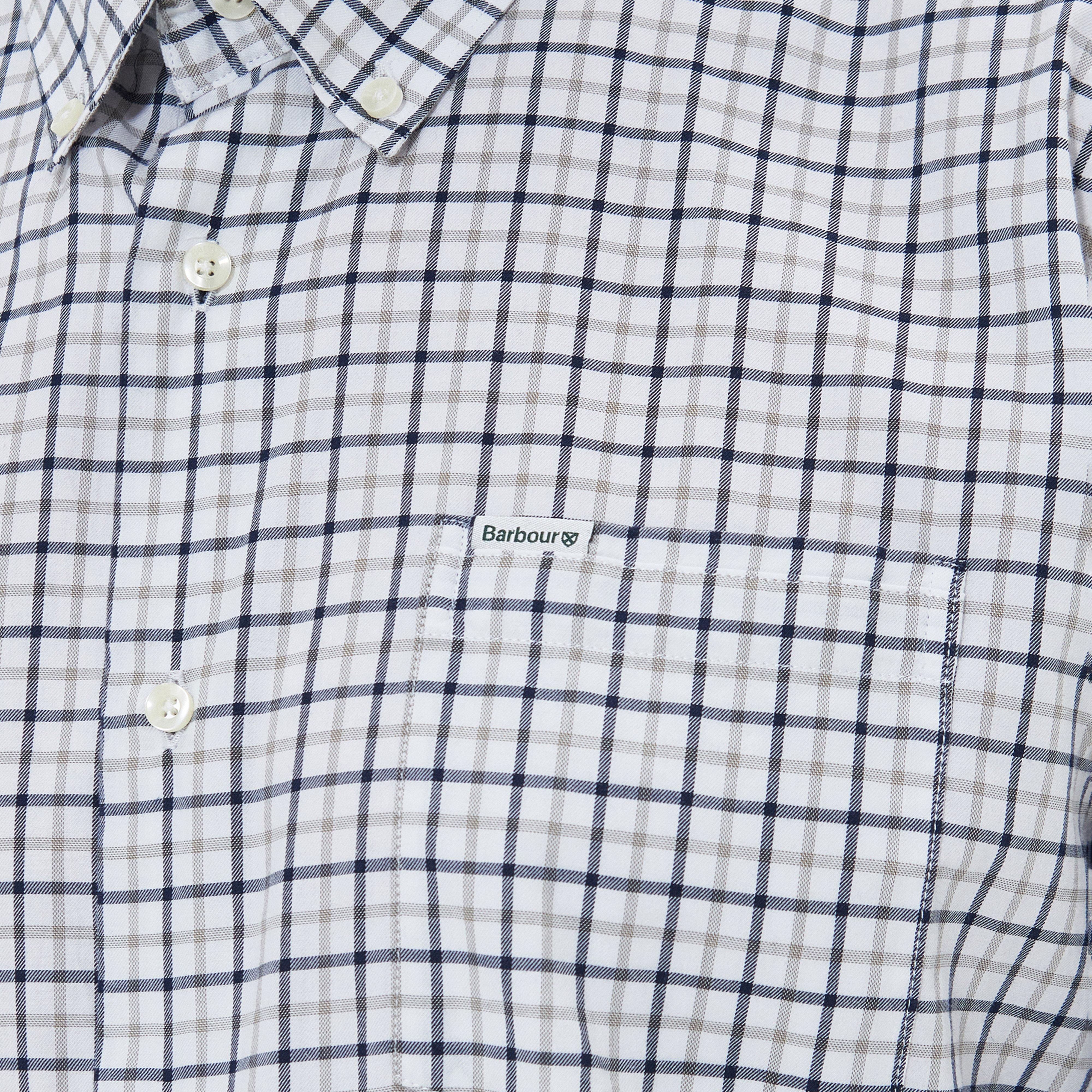 Mens Preston Regular Shirt Olive - Image 5