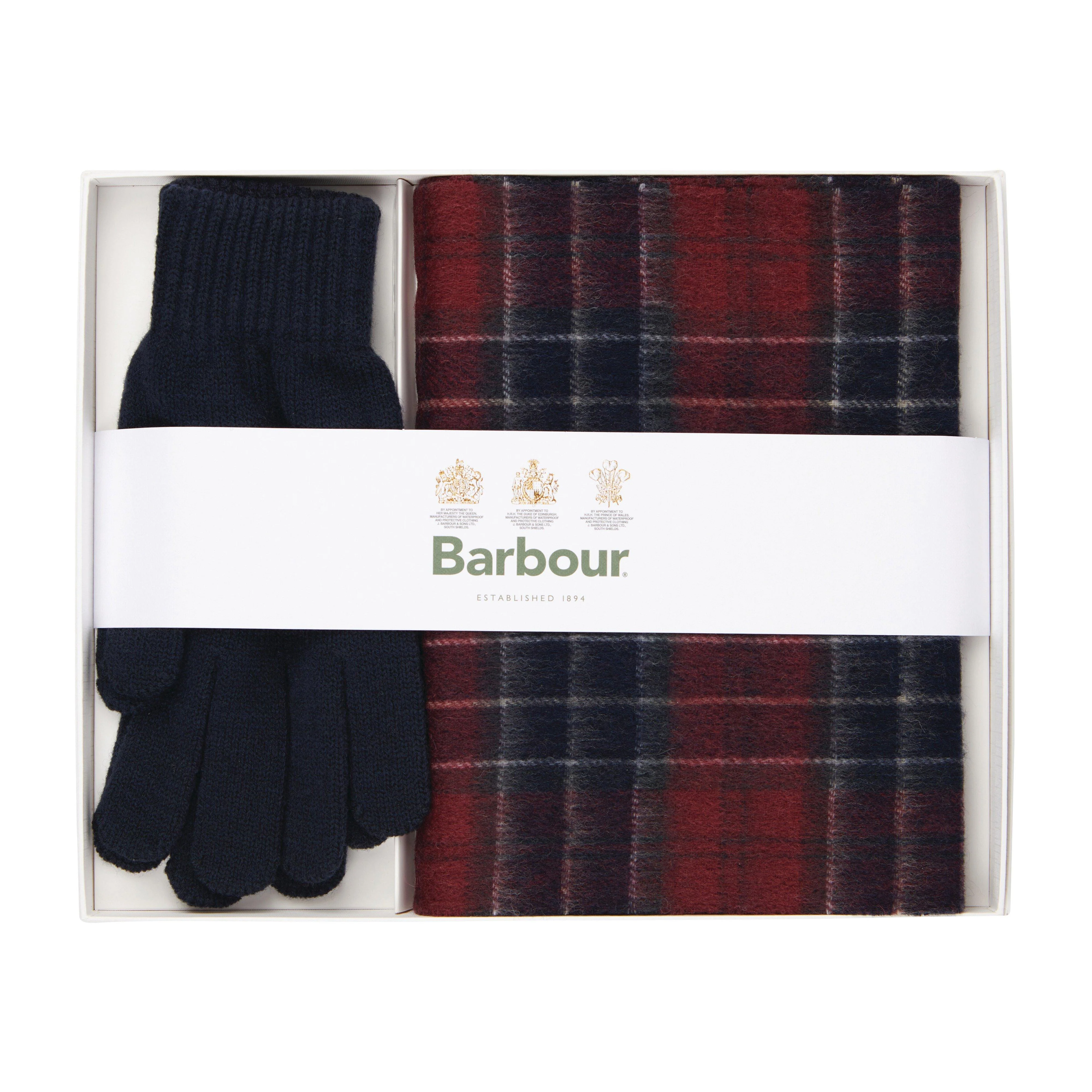 Mens Scarf & Glove Gift Set Navy - Image 7