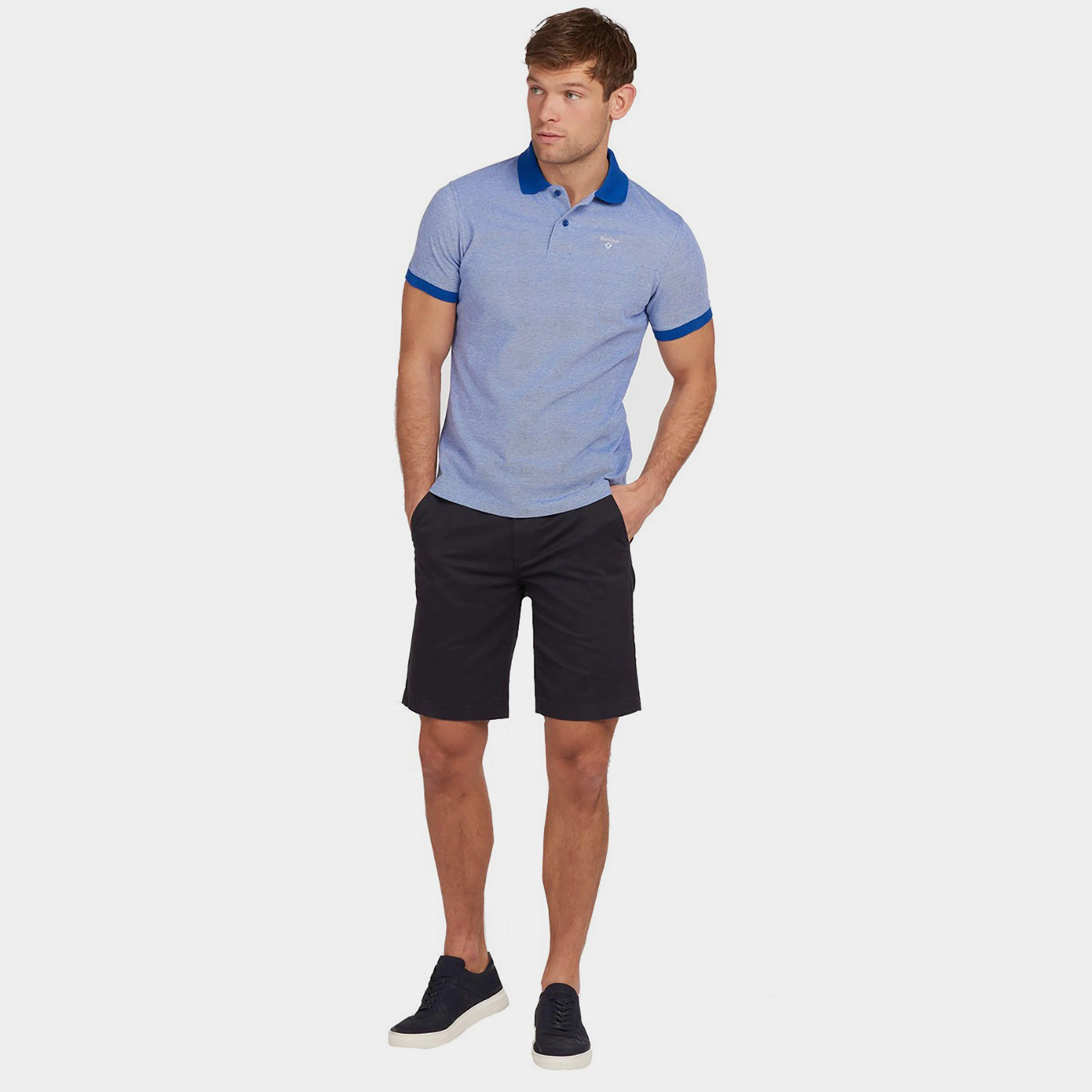 Mens Sports Polo Mix Electric Blue - Image 7